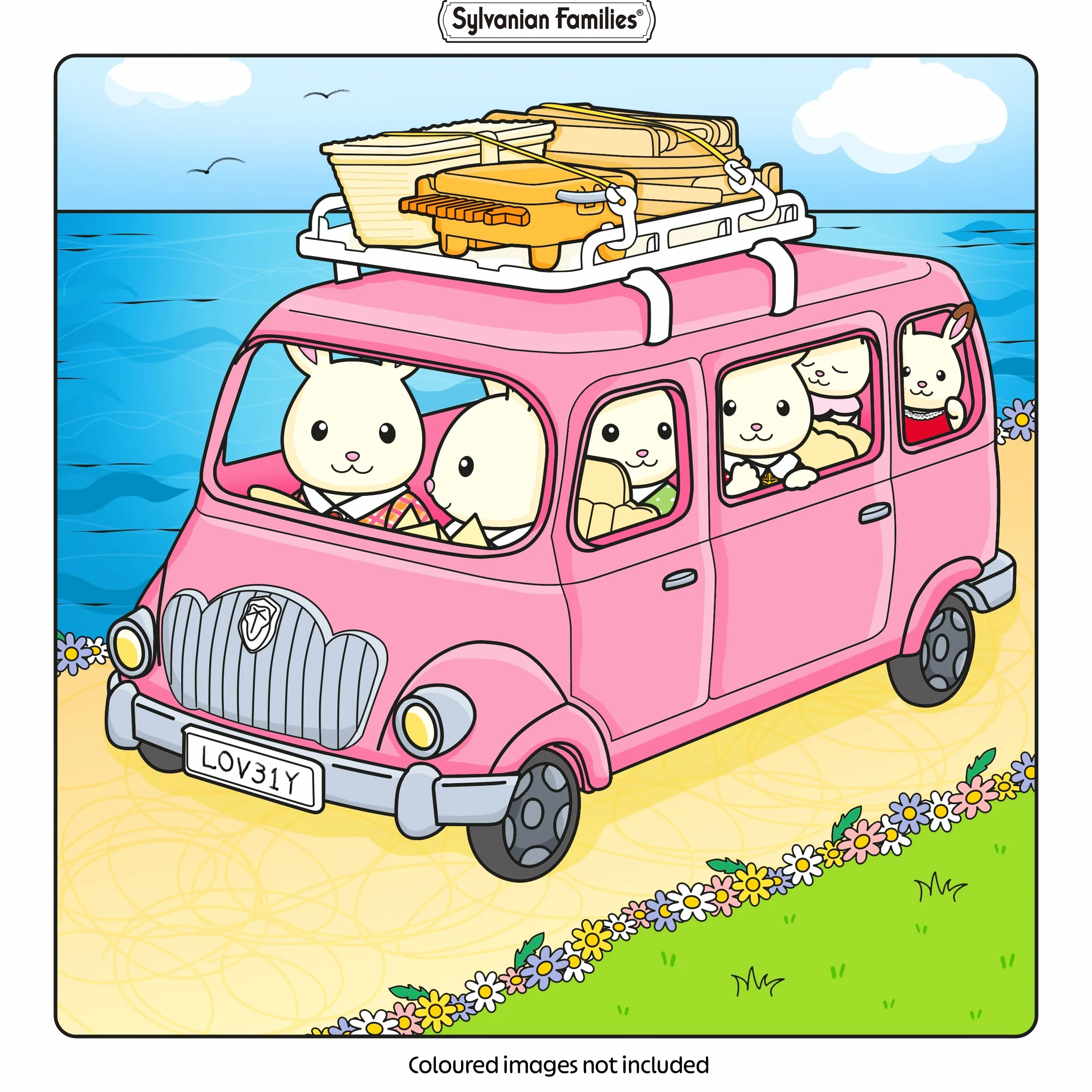 Sylvanian Families Cosy Adventures: Cute and Comfy Colouring for All Ages