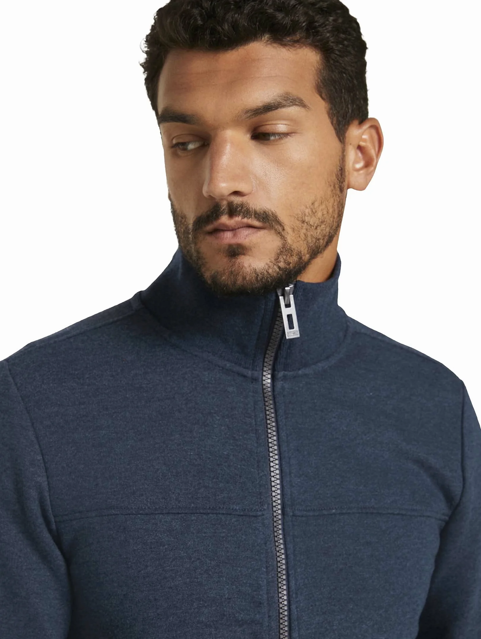 TOM TAILOR Męskie Bluza ze stójką