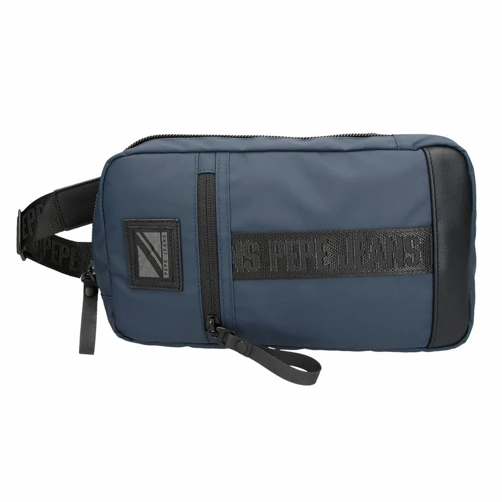 Pepe Jeans Hoxton Obudowa na messenger Niebieski 14x25x6 cms Poliester, niebieski, Talla única, Torba na ramię