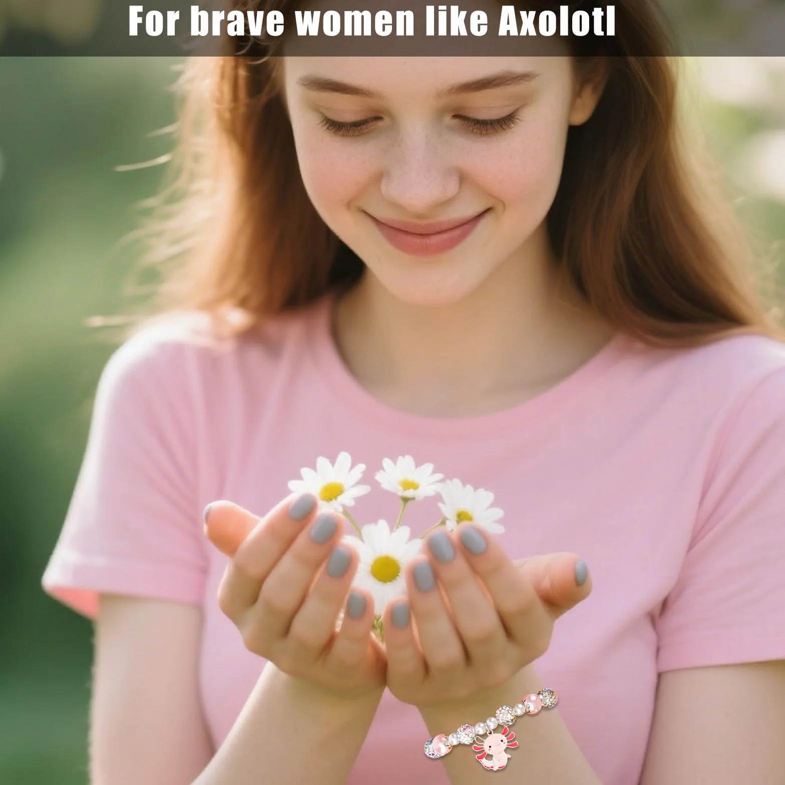 2szt Bransoletka z Aksolotlem, Regulowana Bransoletka Koralikami Zawieszkami Aksolotla Modna Urocza Biżuteria z Salamandry dla Kobiet Mężczyzn Urodziny Zakończenie Roku Szkolnego
