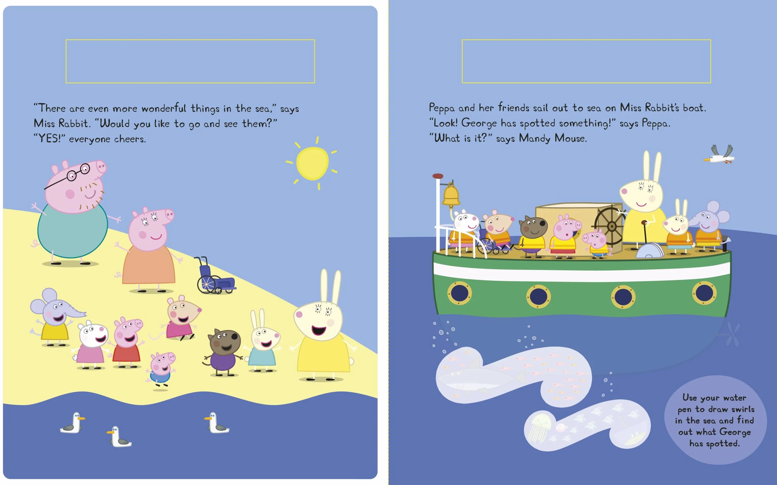 Peppa Pig: Peppa’s Underwater Adventure: A Magic Painting Book