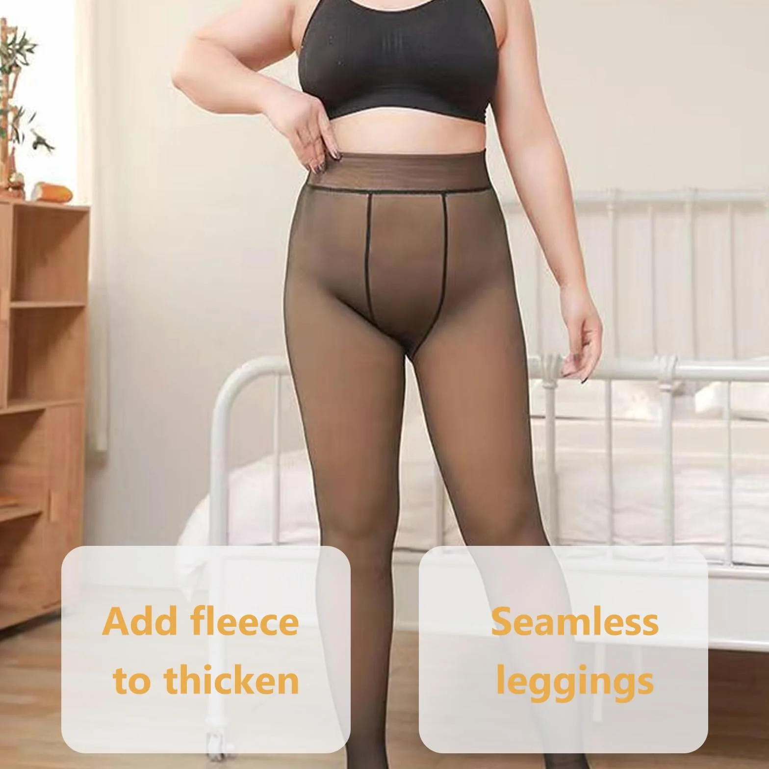 Bezszwowe legginsy termiczne dla kobiet, termiczne damskie zimowe, damskie legginsy termiczne, damskie zimowe legginsy termiczne, spodnie termiczne damskie (Hei), 1 sztuka, 30
