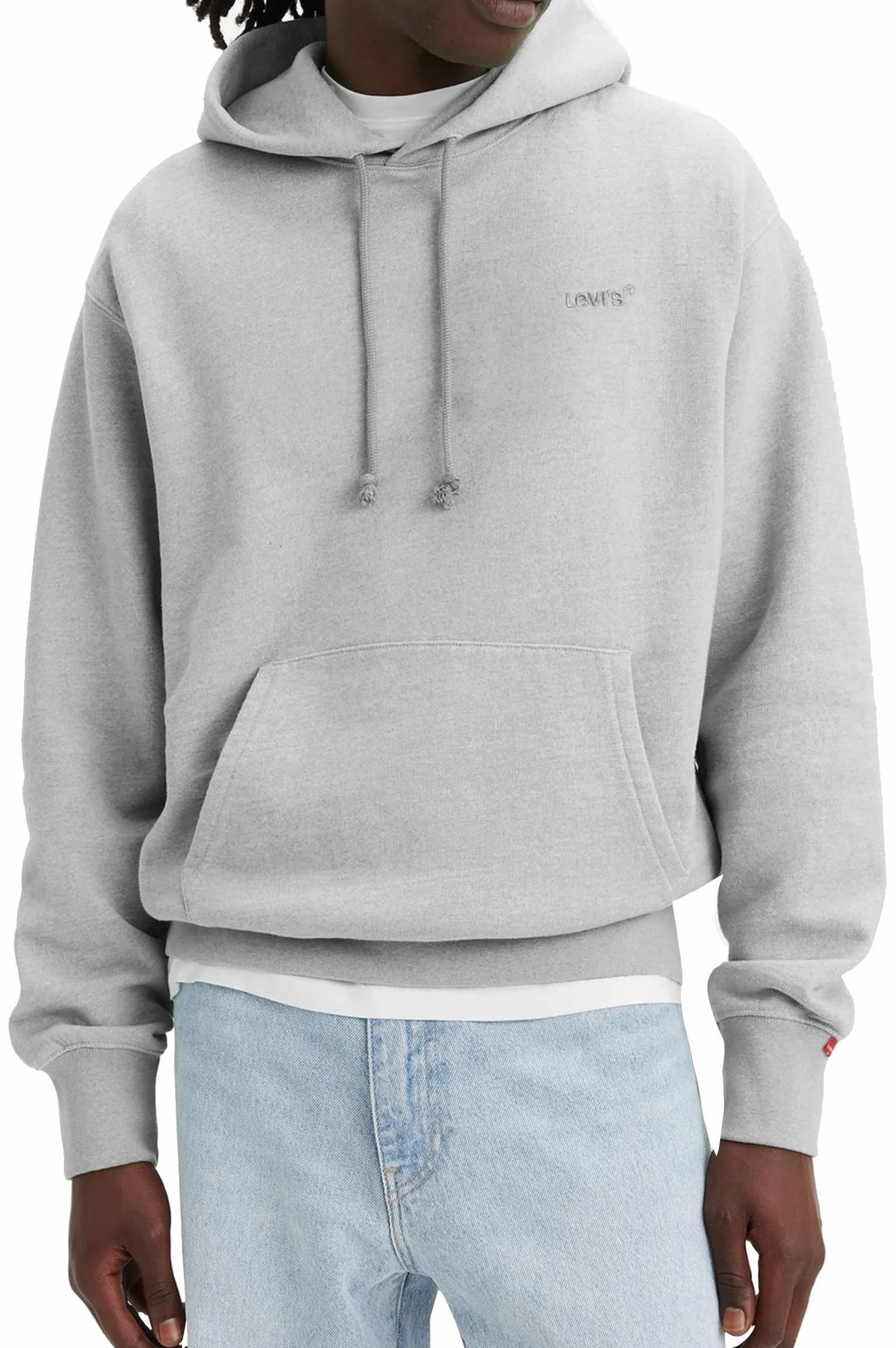 LEVIS A8435-0008 bluzy męskie, Light Gray Htr Bros, XS