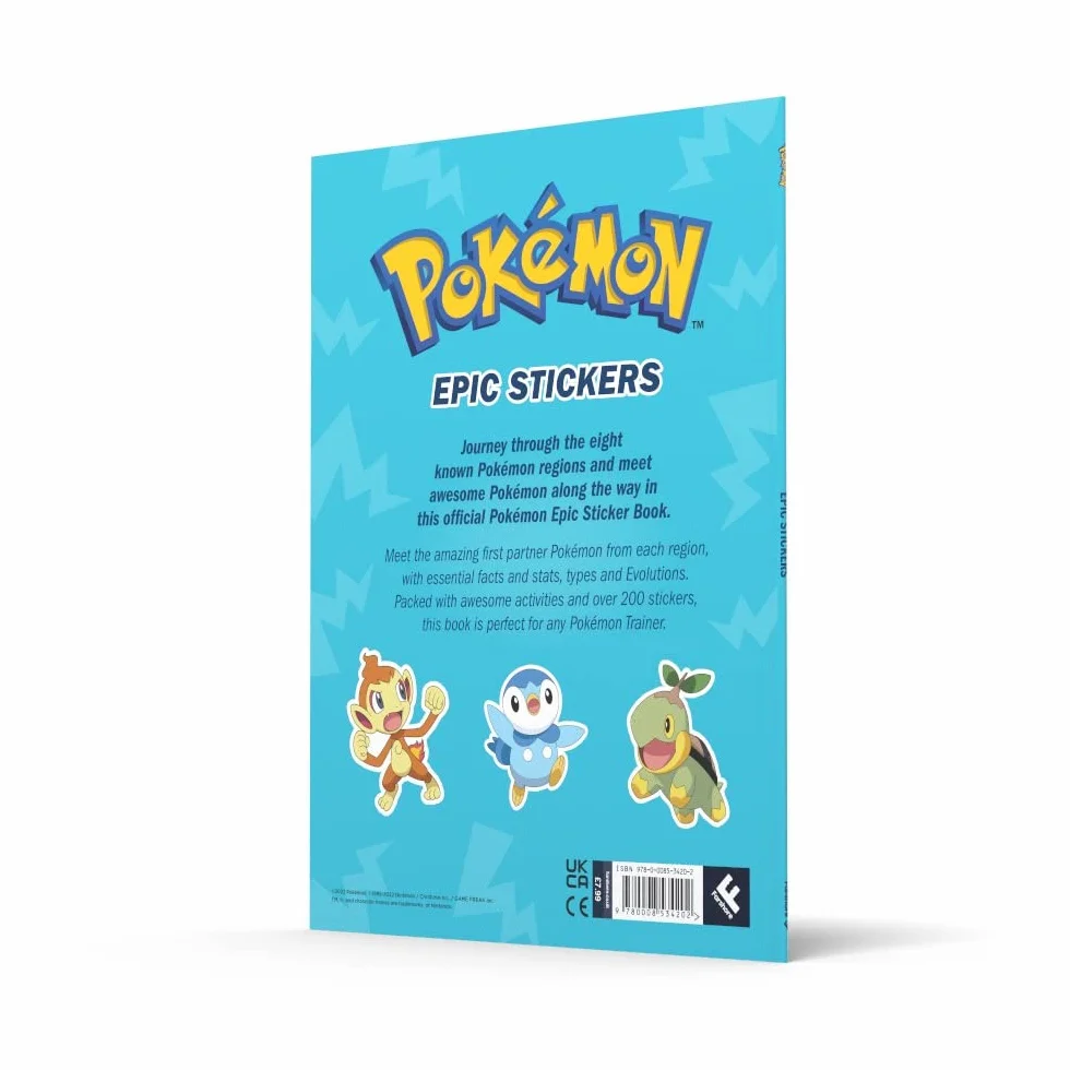 Pokemon Epic stickers: NEW for 2022 Best Sticker Activity for Pokémon fans