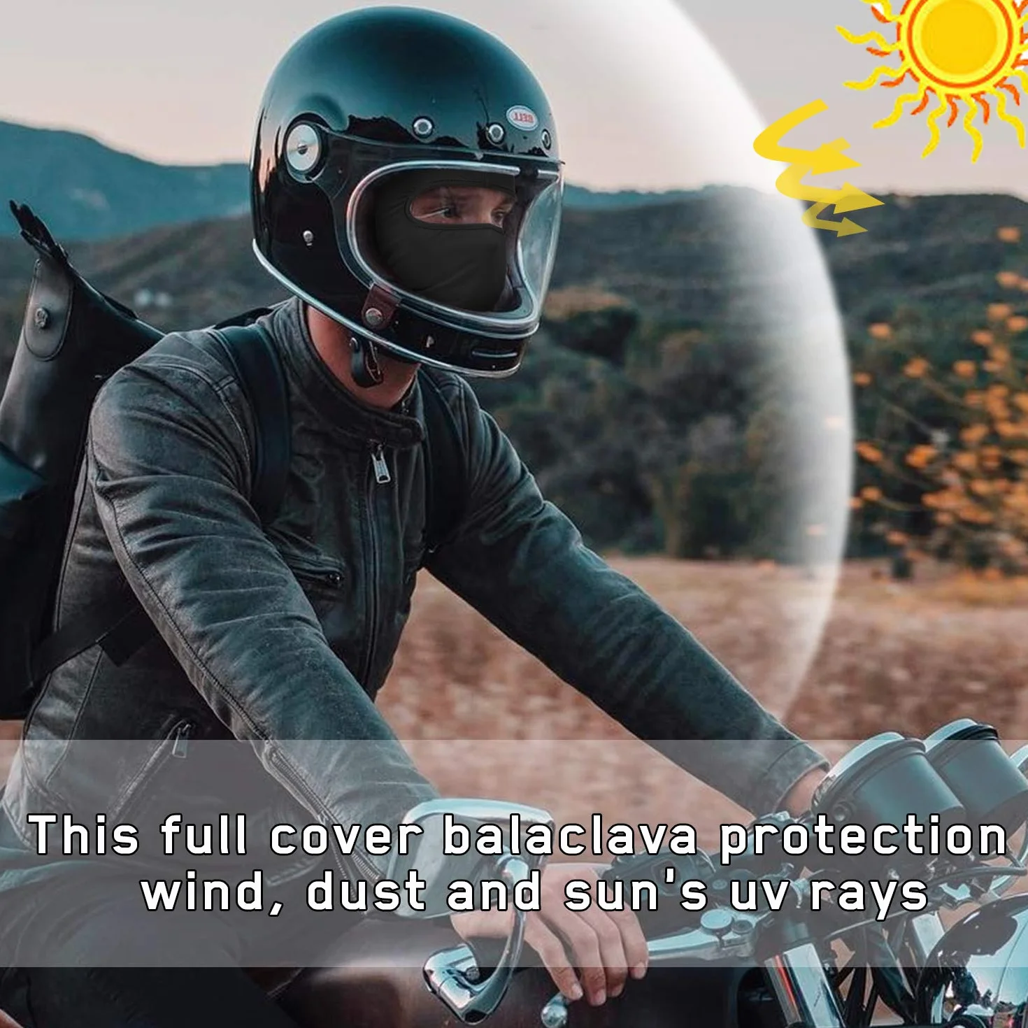 WTACTFUL 3 sztuki kominiarka motocyklowa, maska narciarska, kominiarka dla kobiet i mężczyzn, ochrona przed promieniowaniem UV, cienka i oddychająca, do jazdy na rowerze, sportów na świeżym powietrzu