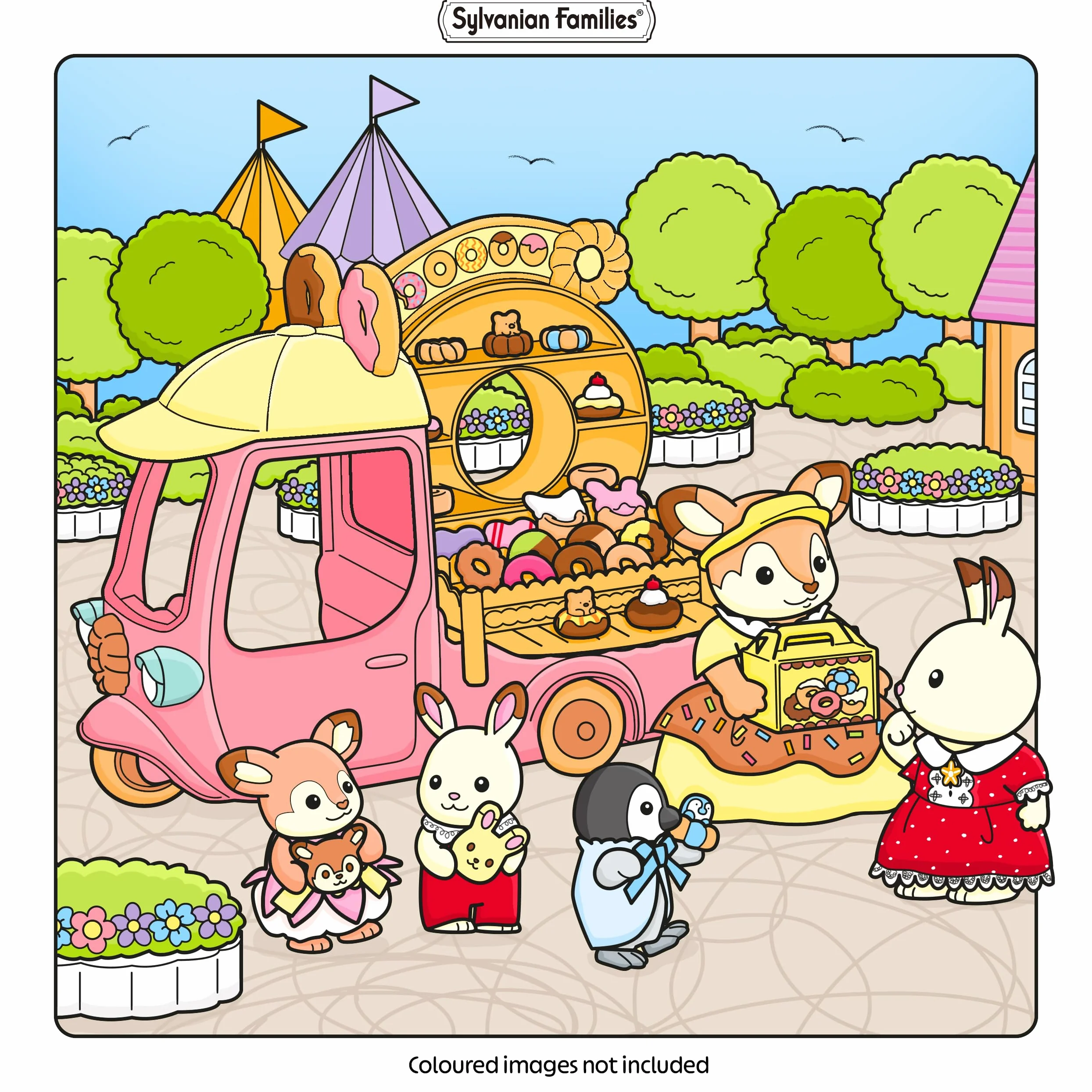 Sylvanian Families Cosy Adventures: Cute and Comfy Colouring for All Ages