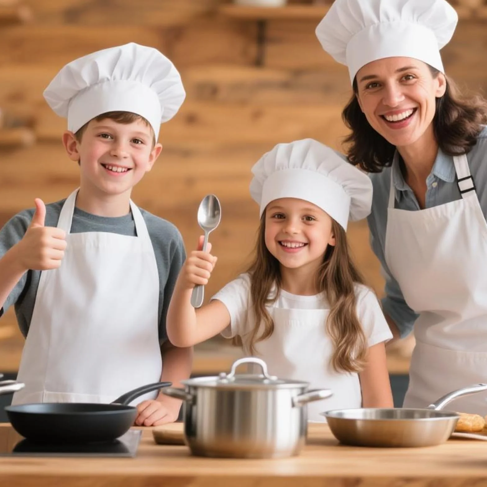 Czapka szefa kuchni unisex dorosły wzór grzybowy regulowana kuchenna mundurek czapka do pieczenia imprezy gotowania restauracji (biała)