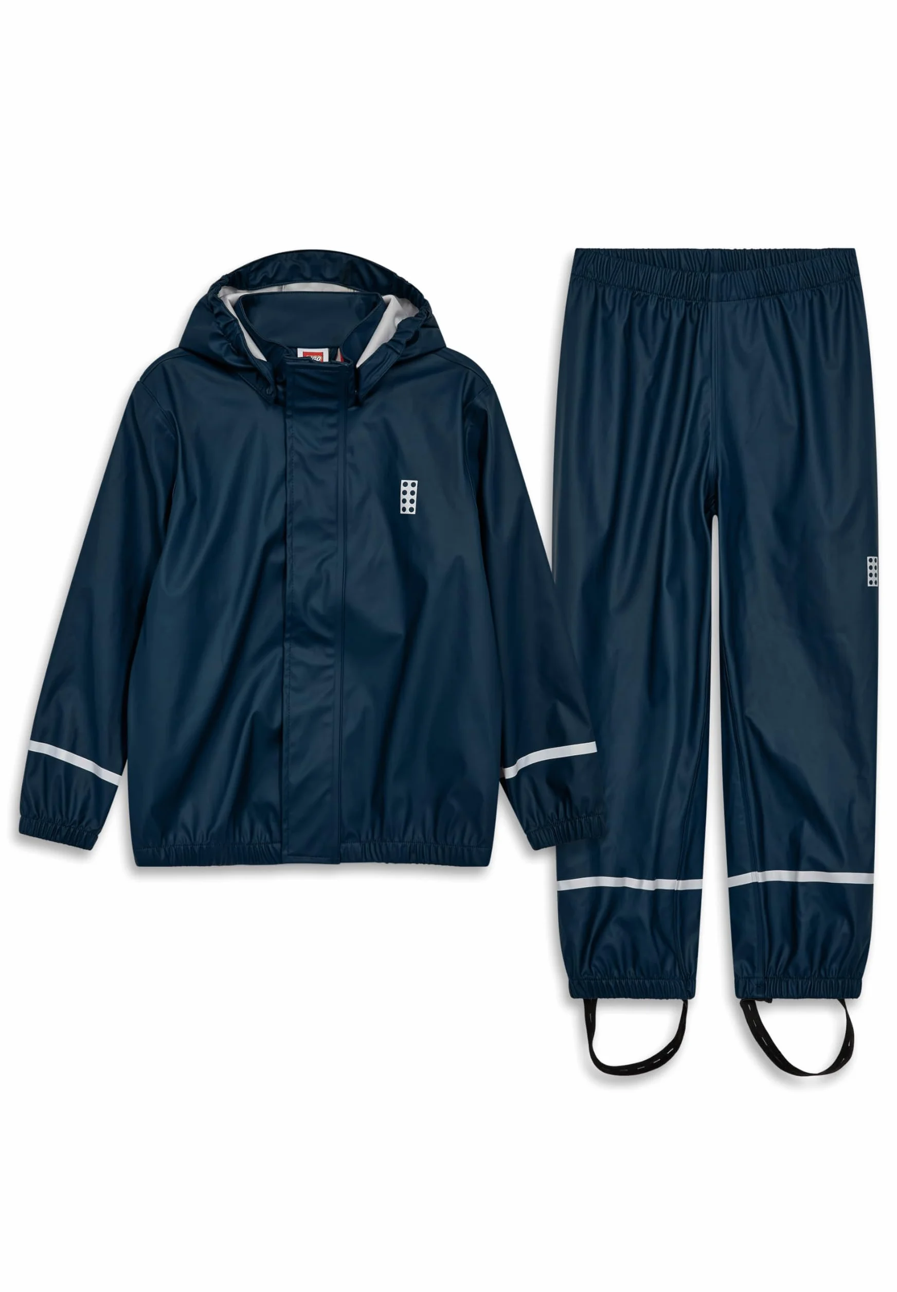 LEGO Wear Unisex Lego Wear zestaw przeciwdeszczowy 11010041 spodnie przeciwdeszczowe, 589., 104 cm