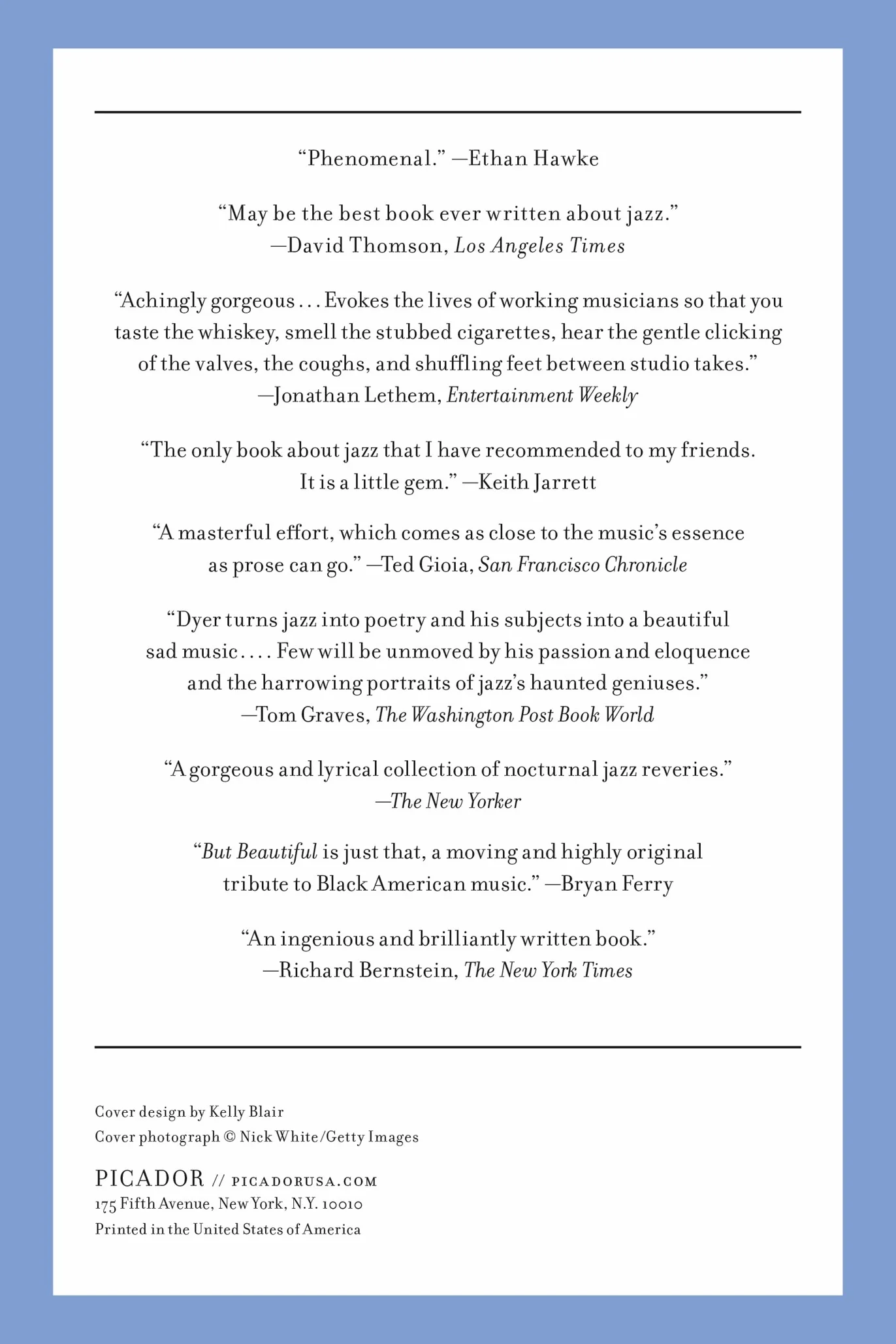 But Beautiful: A Book about Jazz