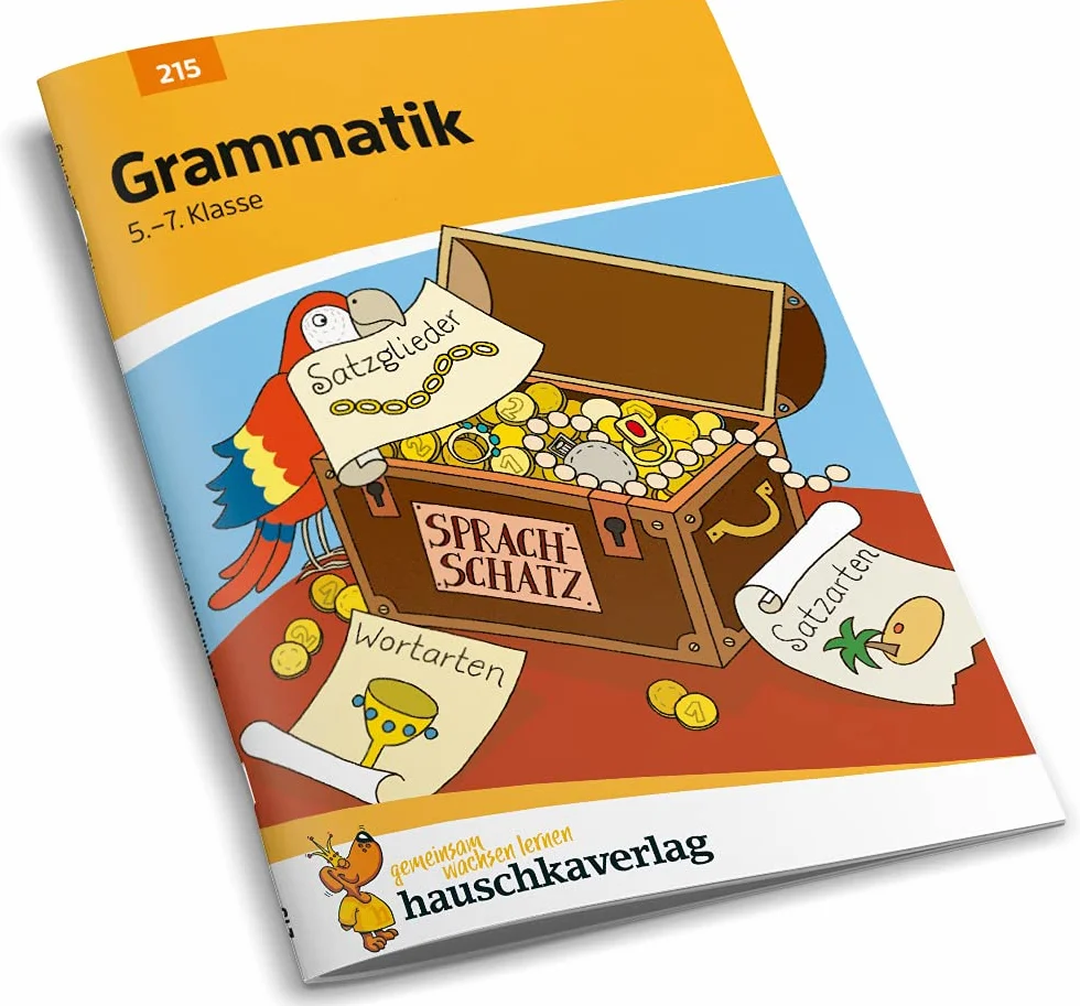 Grammatik 5.-7. Klasse: Wortarten und Satzglieder. Übungsprogramm mit Lösungen: 215