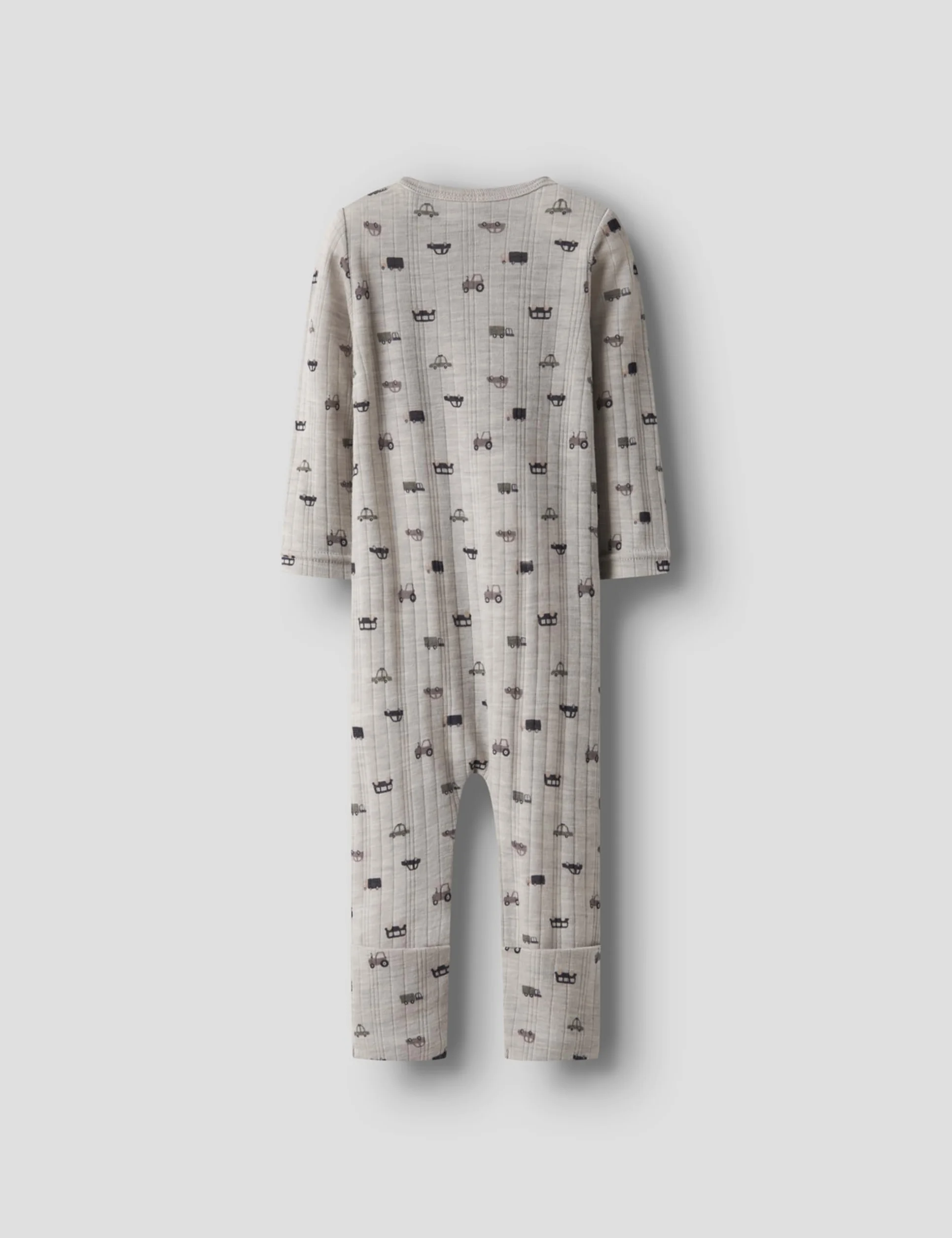 NAME IT Nbmwang Wool Needle Nightsuit Noos, Nacreous Cloud, 80