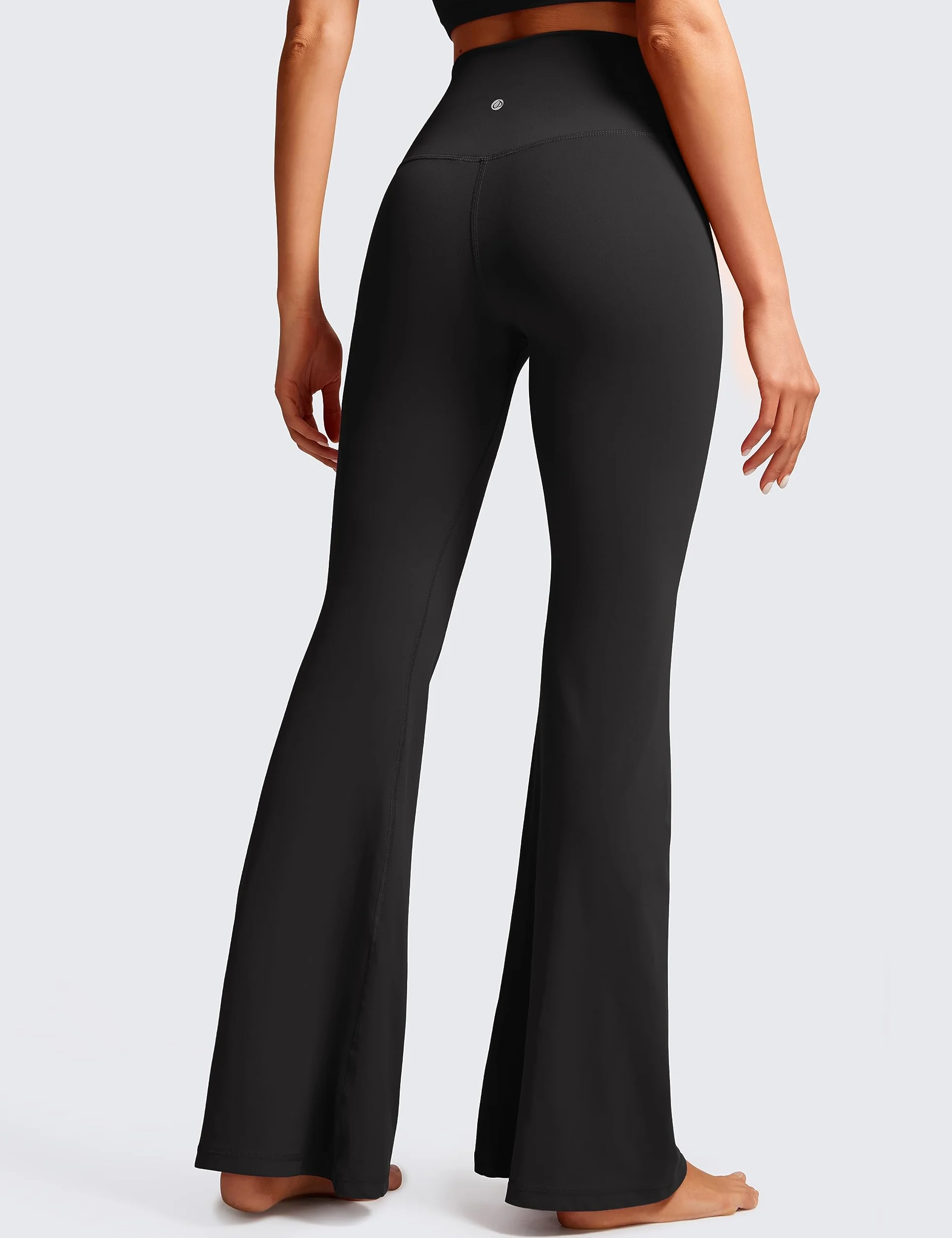 CRZ YOGA Damskie legginsy Butterluxe Crossover Flared Leggings - 29''/31''/33'' Legginsy treningowe z wysoką talią Stretch Bootcut Yoga Pants