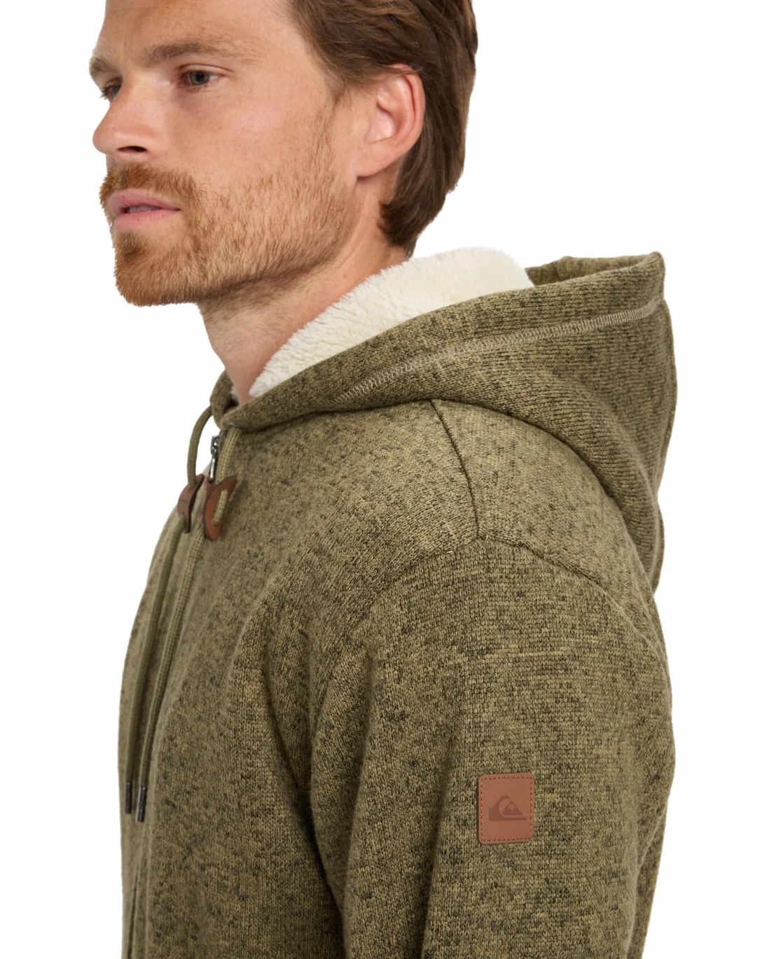 Quiksilver Keller Sherpa Sweter polarowy Beżowy XL