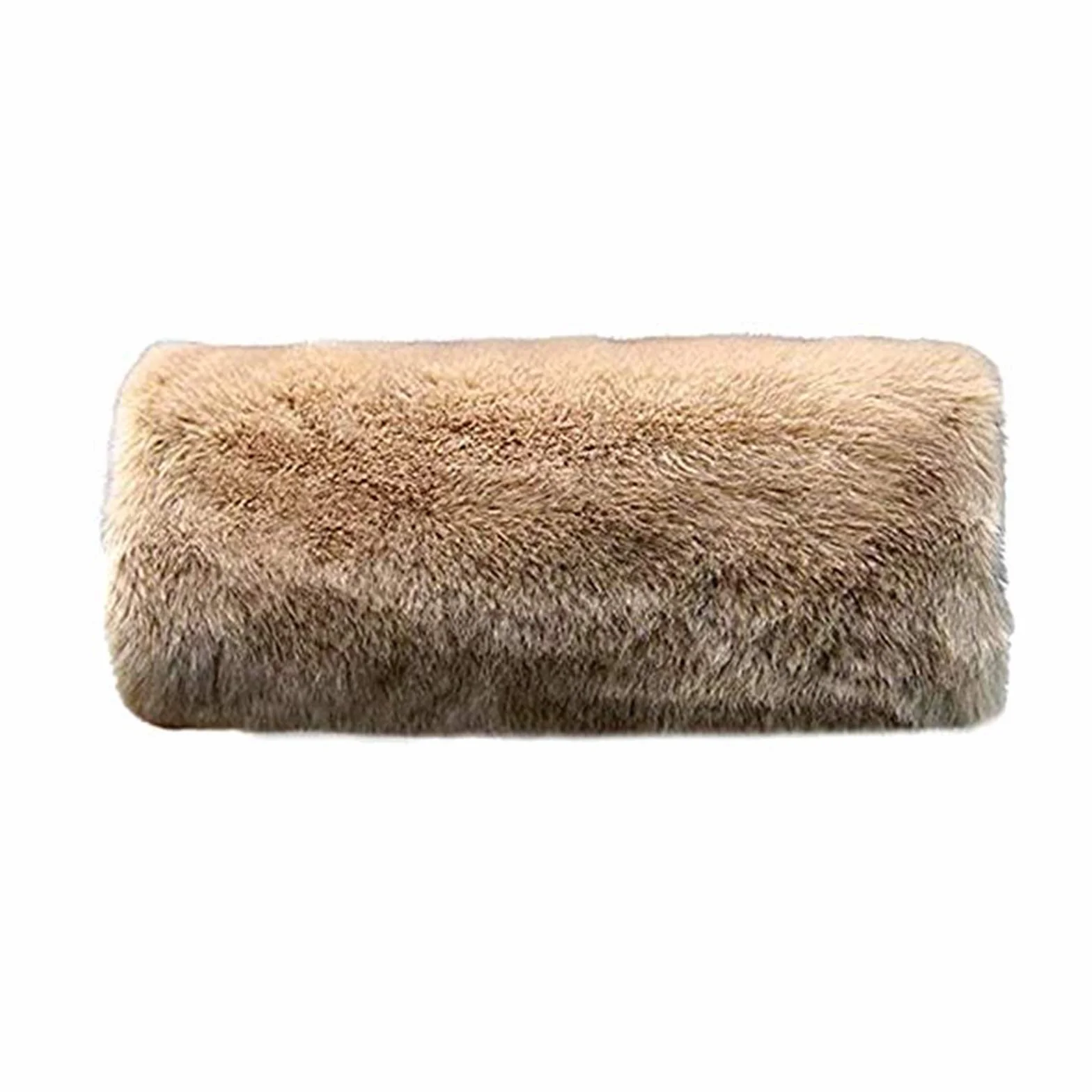 SwirlColor Ręczne mufki ze sztucznego futra, mufka do ocieplania dłoni w zimie (khaki), khaki, 13.8x7.9inch