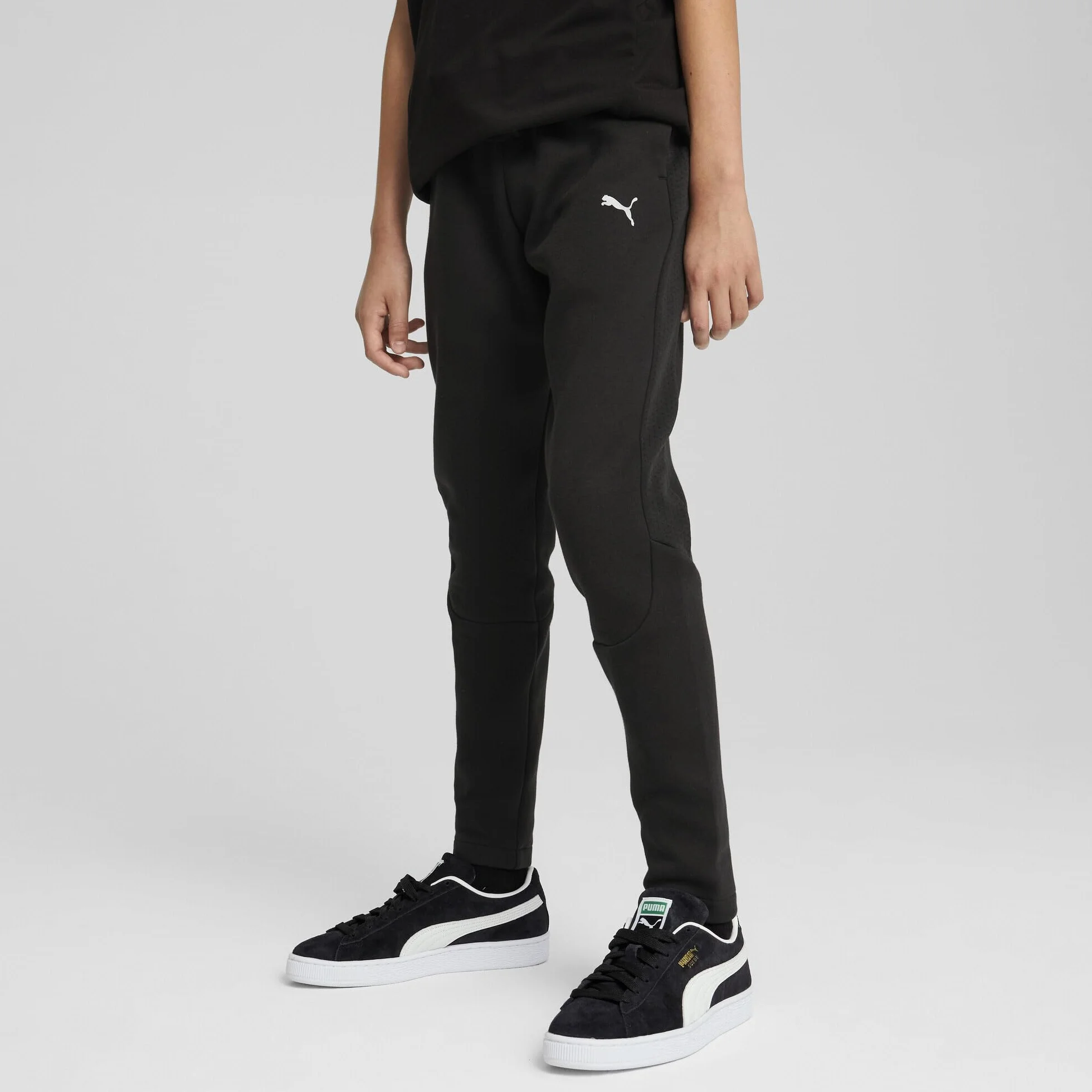 PUMA Evostripe Pants Dk B - Spodnie z dzianiny Chłopcy