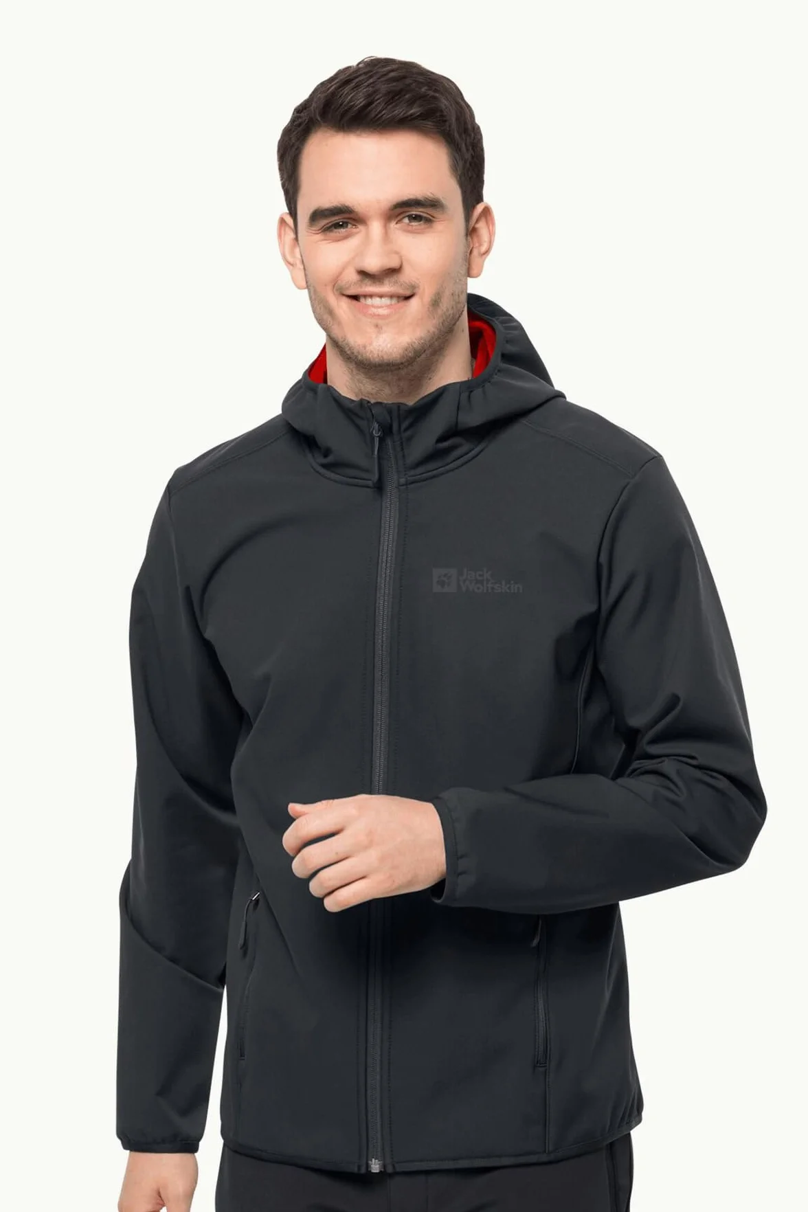 Jack Wolfskin Mężczyźni Bornberg Hoody Kurtka, Czarny, XL