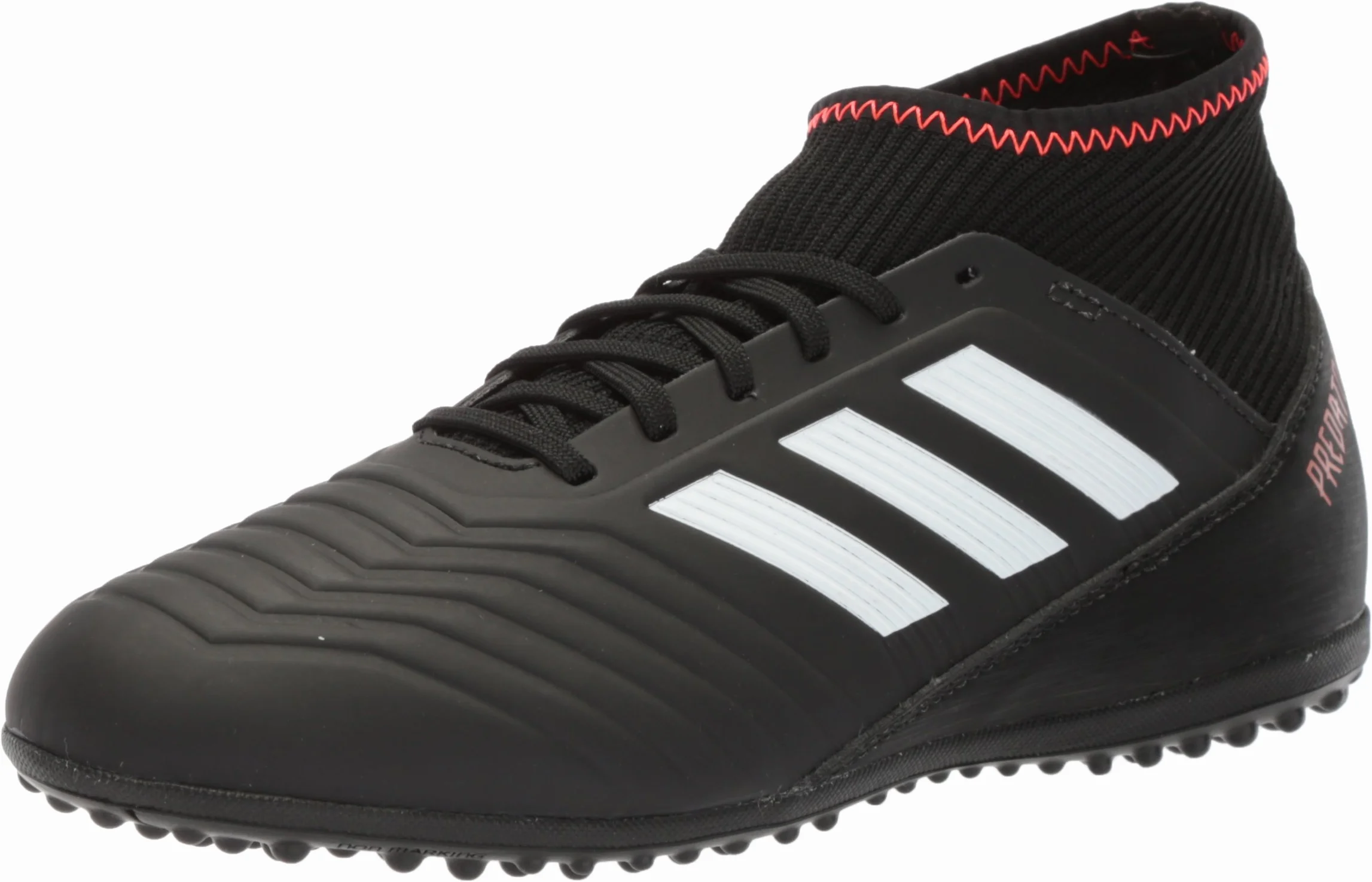 adidas Originals Dziecięce buty piłkarskie ACE Tango 18.3 TF J, - Core Black White Solar Red - 49 1/3 EU