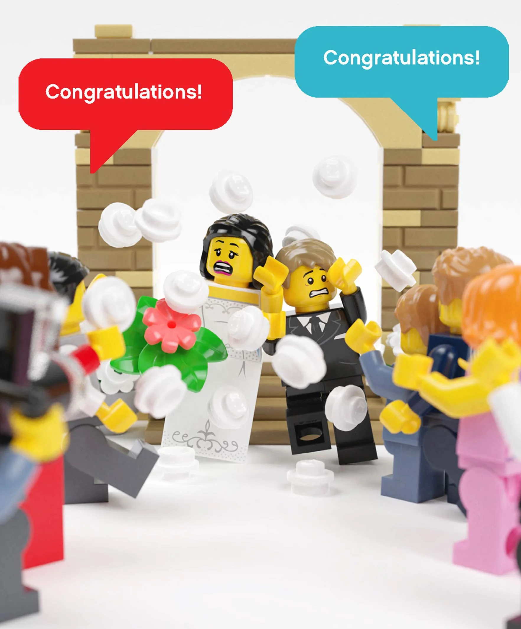 LEGO® Minifigure Notes: 20 Notecards and Envelopes