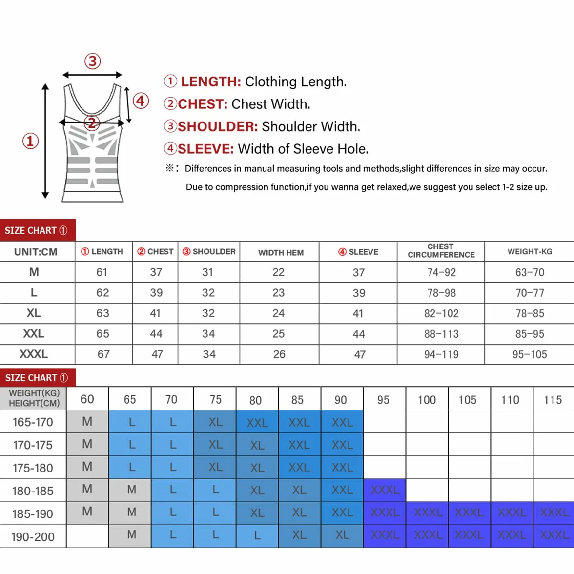 Casey Kevin Shapewear męska koszulka kompresyjna, tank top, wyszczuplający brzuch, bielizna kompresyjna, wyszczuplający brzuch, bez rękawów, koszulka kompresyjna, podkoszulek dla mężczyzn