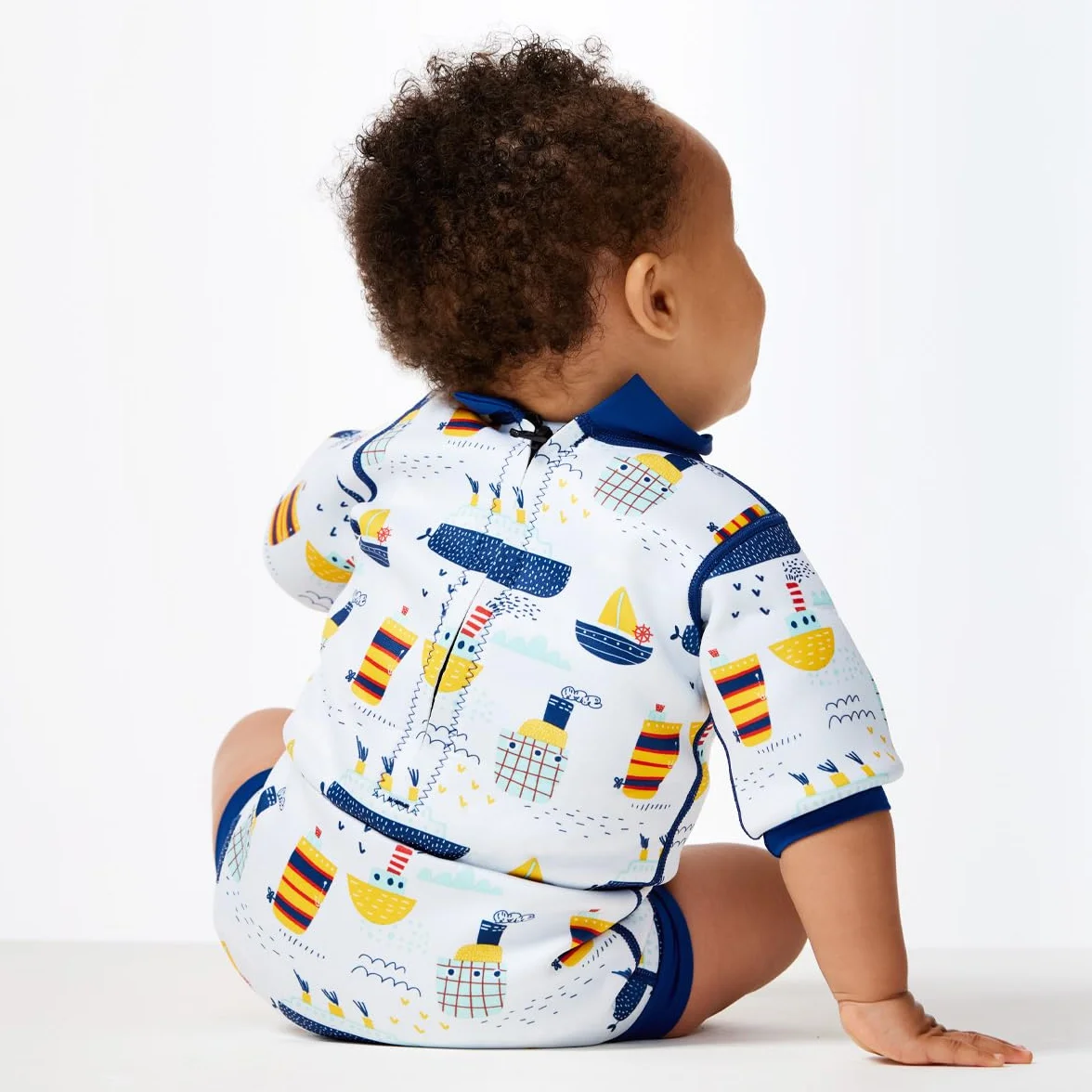 Splash About Strój kąpielowy jednoczęściowy Niemowlęta - chłopcy Happy Nappy Wetsuit (1 w zestawie)