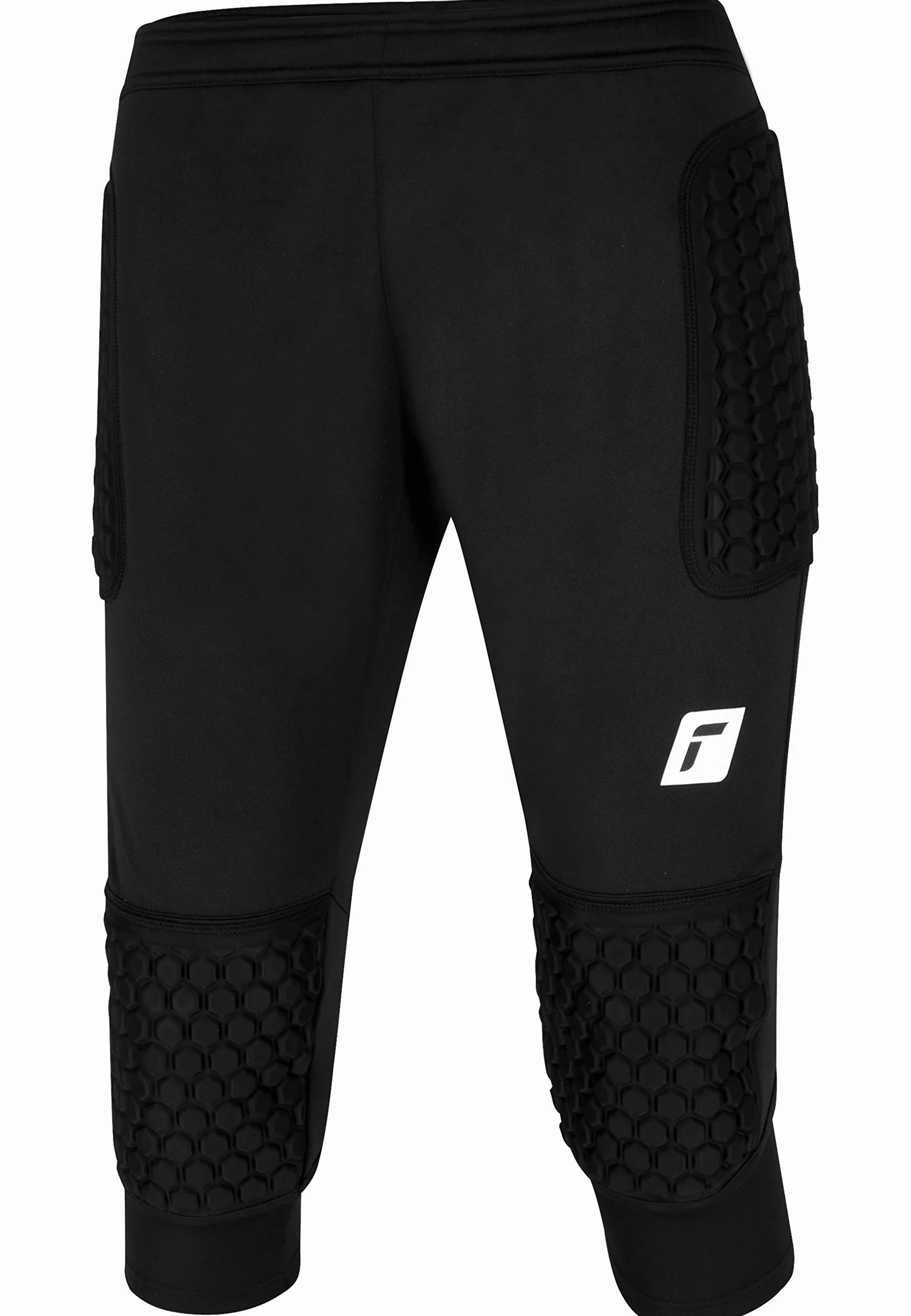 Reusch Goalkeeper Contest 3/4 Short Advance Junior - Dziecięce spodnie bramkarskie piłkarskie, wyściełane Chłopcy