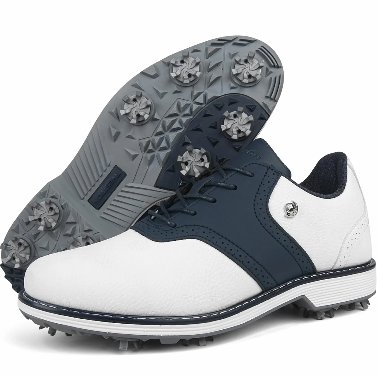 Kolce Buty golfowe Męskie Wodoodporne Profesjonalne buty golfowe do treningu Skórzane trampki Lekkie Wygodne buty biznesowe