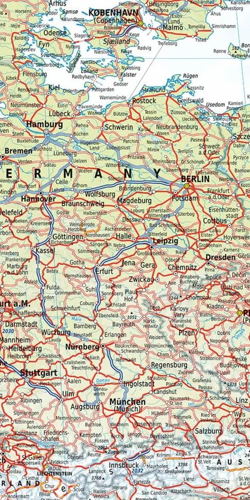 Kümmerly+Frey Europa, Railmap 1:5 Mio.: Praktisch, übersichtlich und unverzichtbar für Bahnreisende: 0120