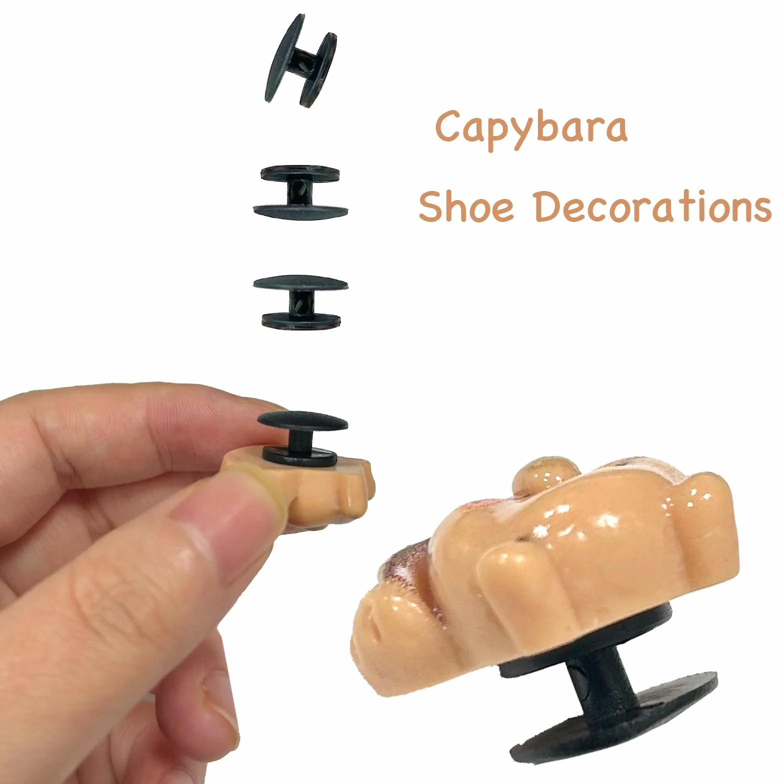 Capybara Zawieszki do Butów, Kapibary Charmsy do Butów, Capybara Charms, Kapibara Dekoracja Butów, Kapibara Dekoracja Butów Zawieszki Akcesoria Szpilki Prezenty, do Dekoracji Chodaków