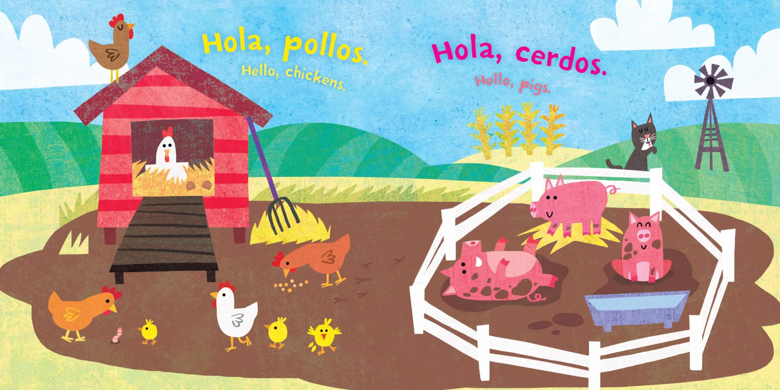 Indestructibles: ¡Hola, Granja! / Hello, Farm!: Chew Proof - Rip Proof - Nontoxic - 100% Washable (Book for Babies, Newborn Books, Safe to Chew)