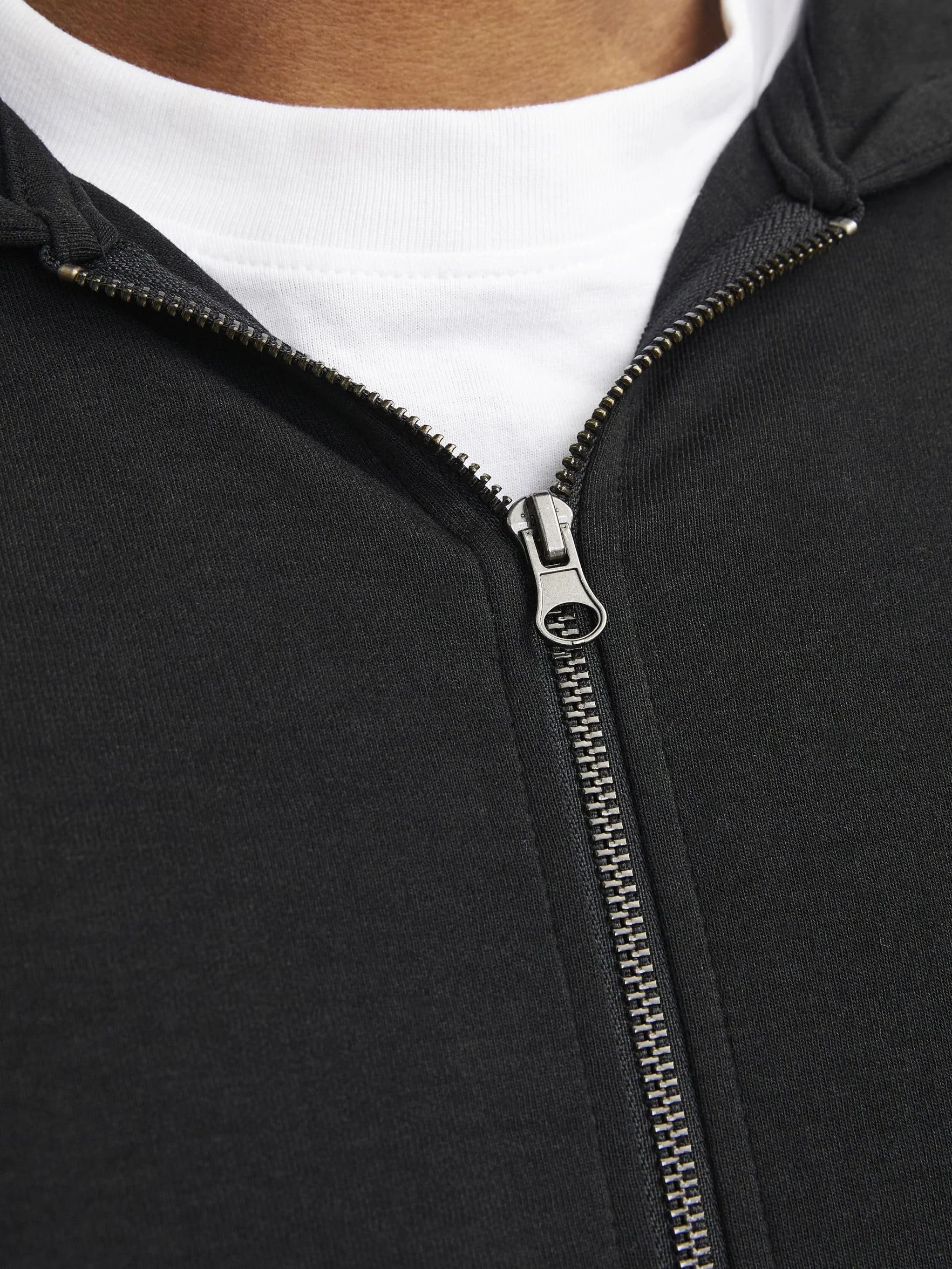 JACK & JONES Sweter rozpinany Mężczyźni Jjebasic Sweat Zip Hood Noos Ps