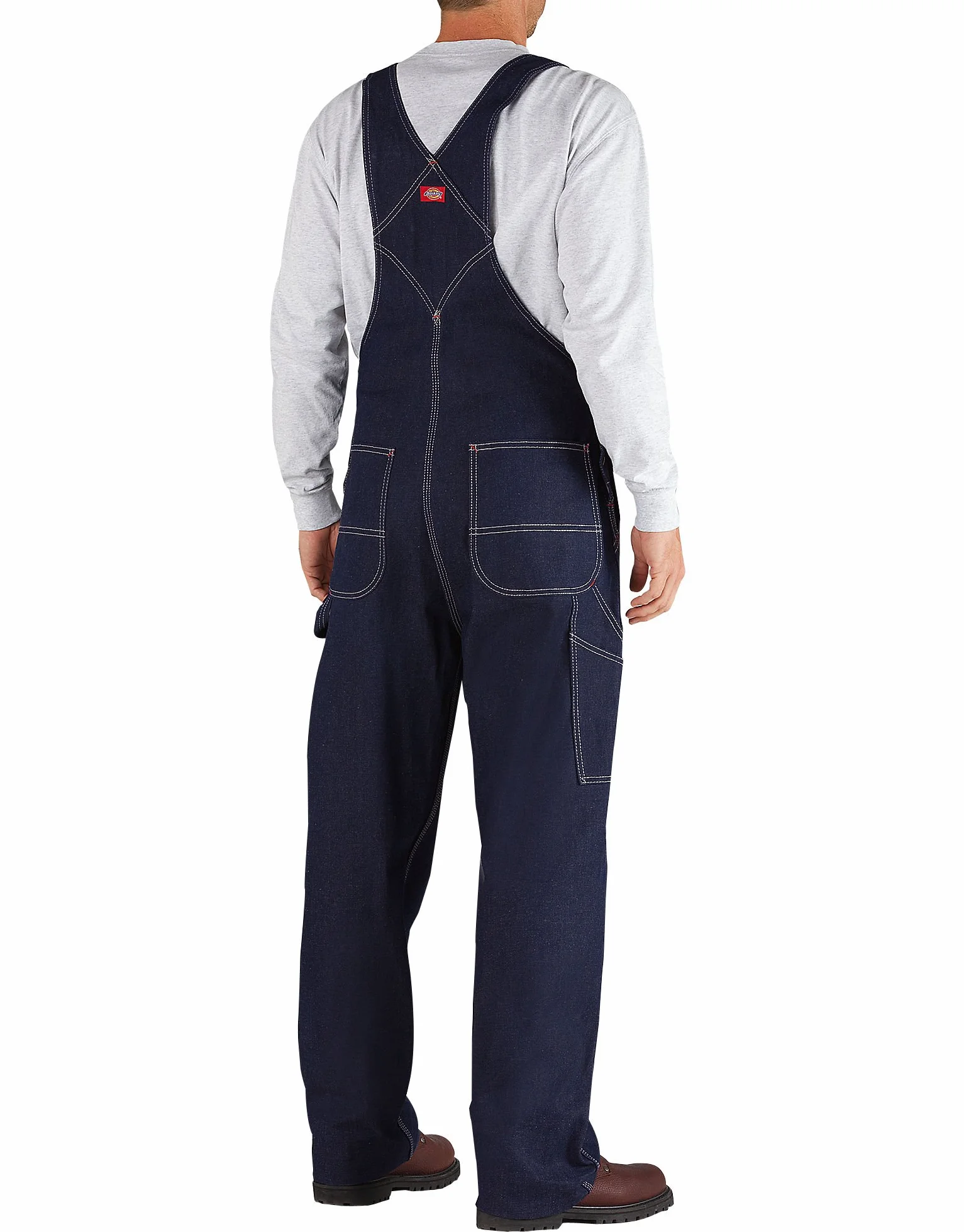 Dickies Męski Indigo Denim Bib Overall Brace, Niebieski Indigo, 34W / 34L
