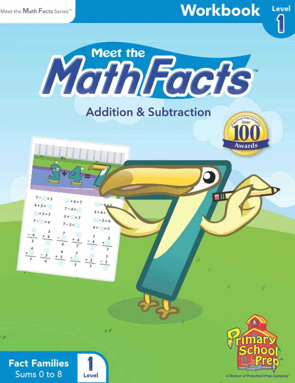 Meet the Math Facts Level 1 Workbook: Addition & Subtraction