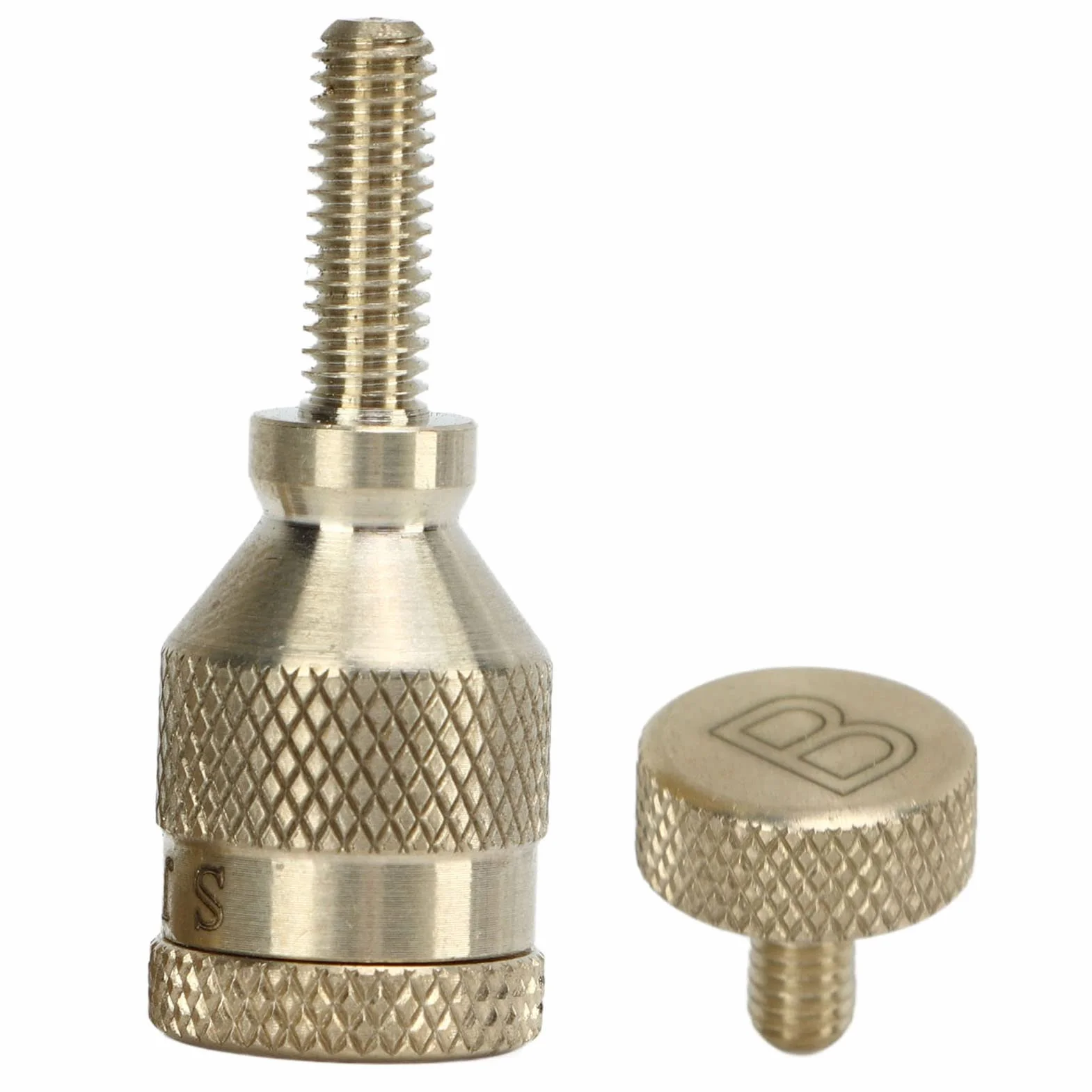 Śruba na Szyję Saksofonu, 2 Szt. 4mm Saksofon Śruba metalowa Złoty Sax Neck Screw Zakrzywiona Szyjka Saksofonu śruby Dokręcające dla Saksofonów Sopranowych, Tenorowych, Sopranowych