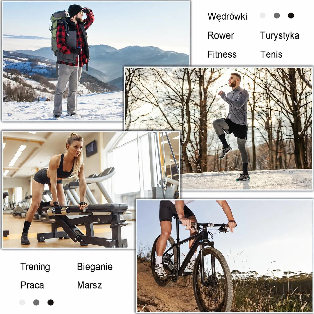 Niorasen Skarpety Męskie Damskie 35-38, 43-46, 39-42, 47-50, 6 Par Zimowe Oddychające Bawełniane Skarpety Turystyczne, Sportowe, Trekkingowe, Ciepłe Wyściełane Skarpety Do Biegania I Tenisa