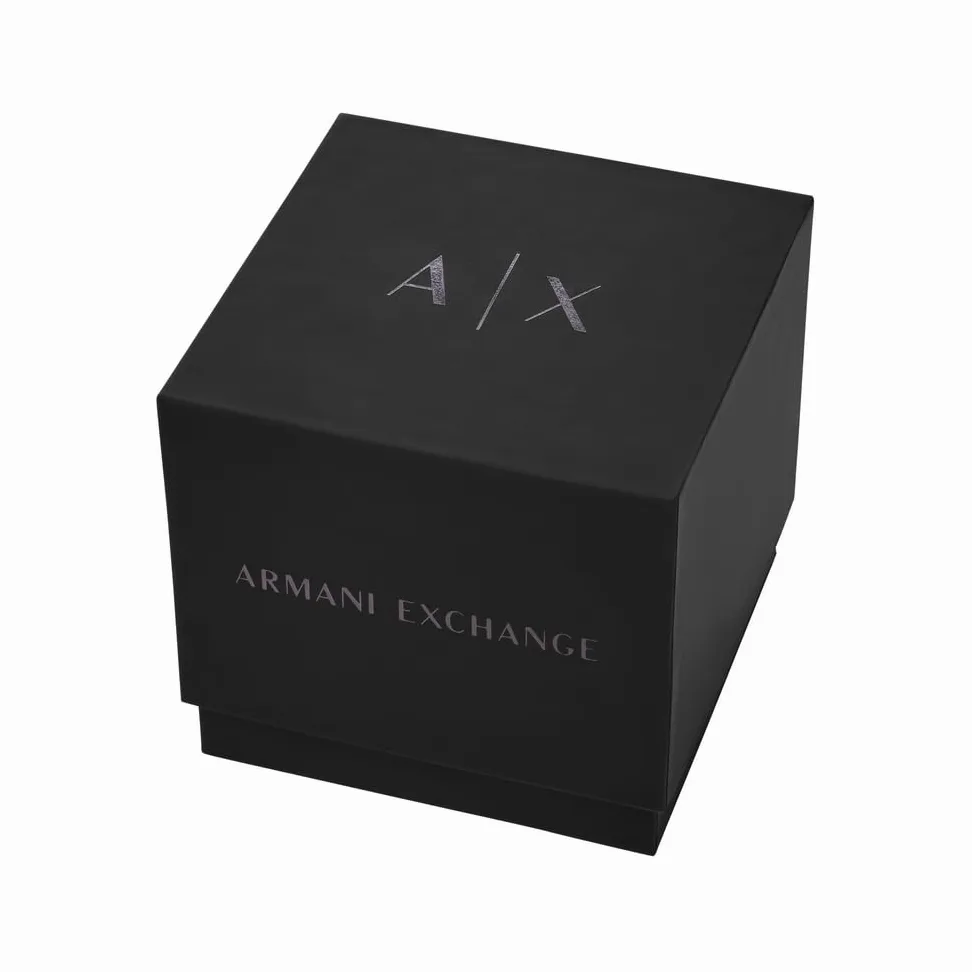 Armani Exchange Męski analogowy automatyczny zegarek z bransoletą ze stali nierdzewnej AX4195