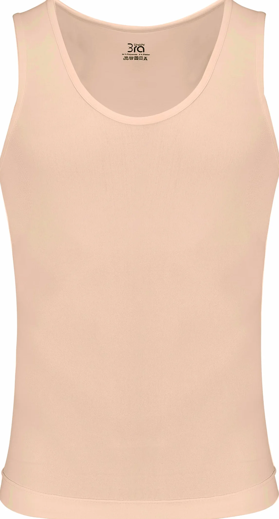 UnsichtBra Shapewear podkoszulek męski | Body Shaper koszulka funkcyjna męska | koszulka kompresyjna wyszczuplająca brzuch, męska, biała, beżowa, czarna