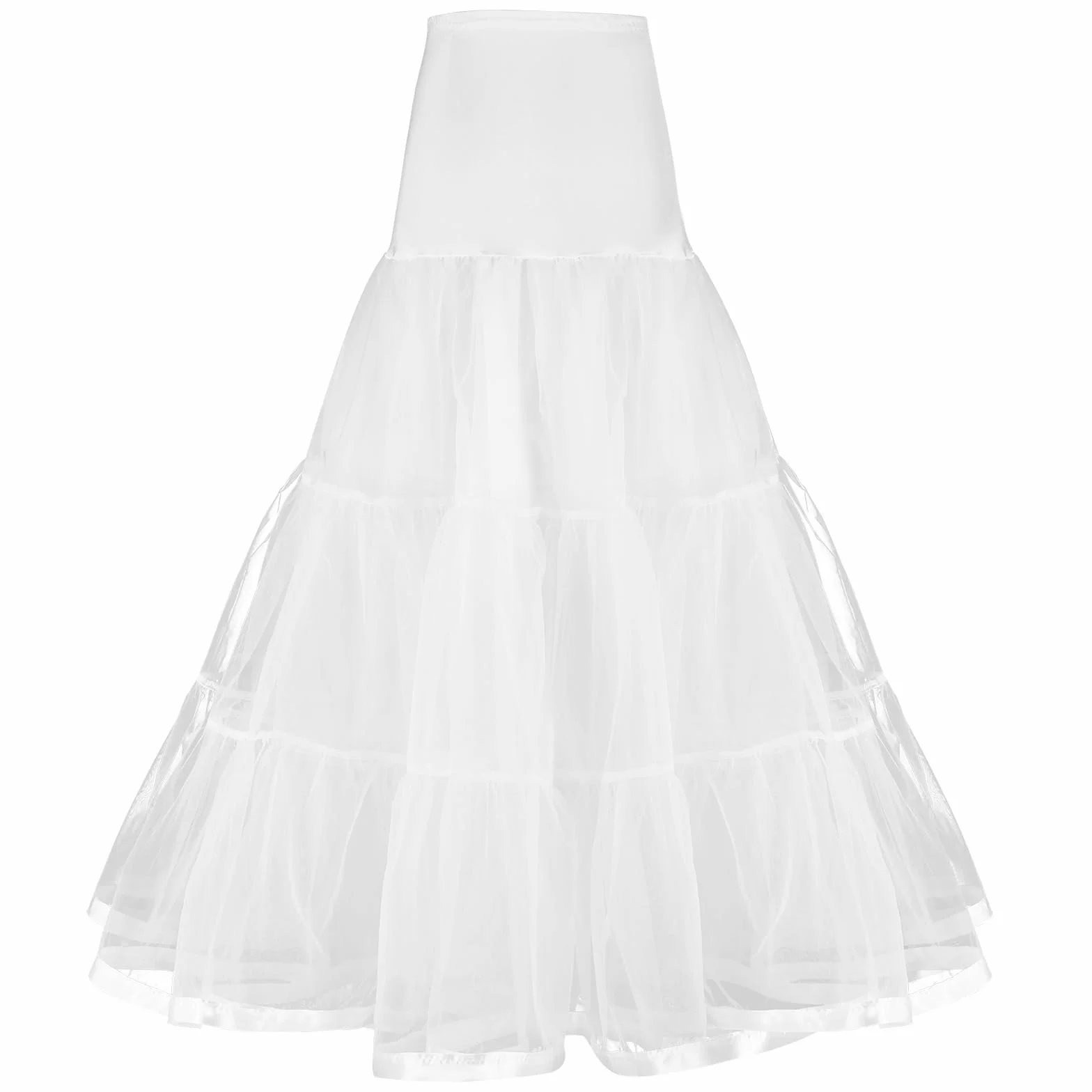 Damska spódnica, spódnica z lat 50-tych w stylu vintage tiulowa rockabilly petticoat elastyczna talia, spódnica w stylu retro tutu damska retro lata 80-te przyjęcie Halloween karnawał kostium na