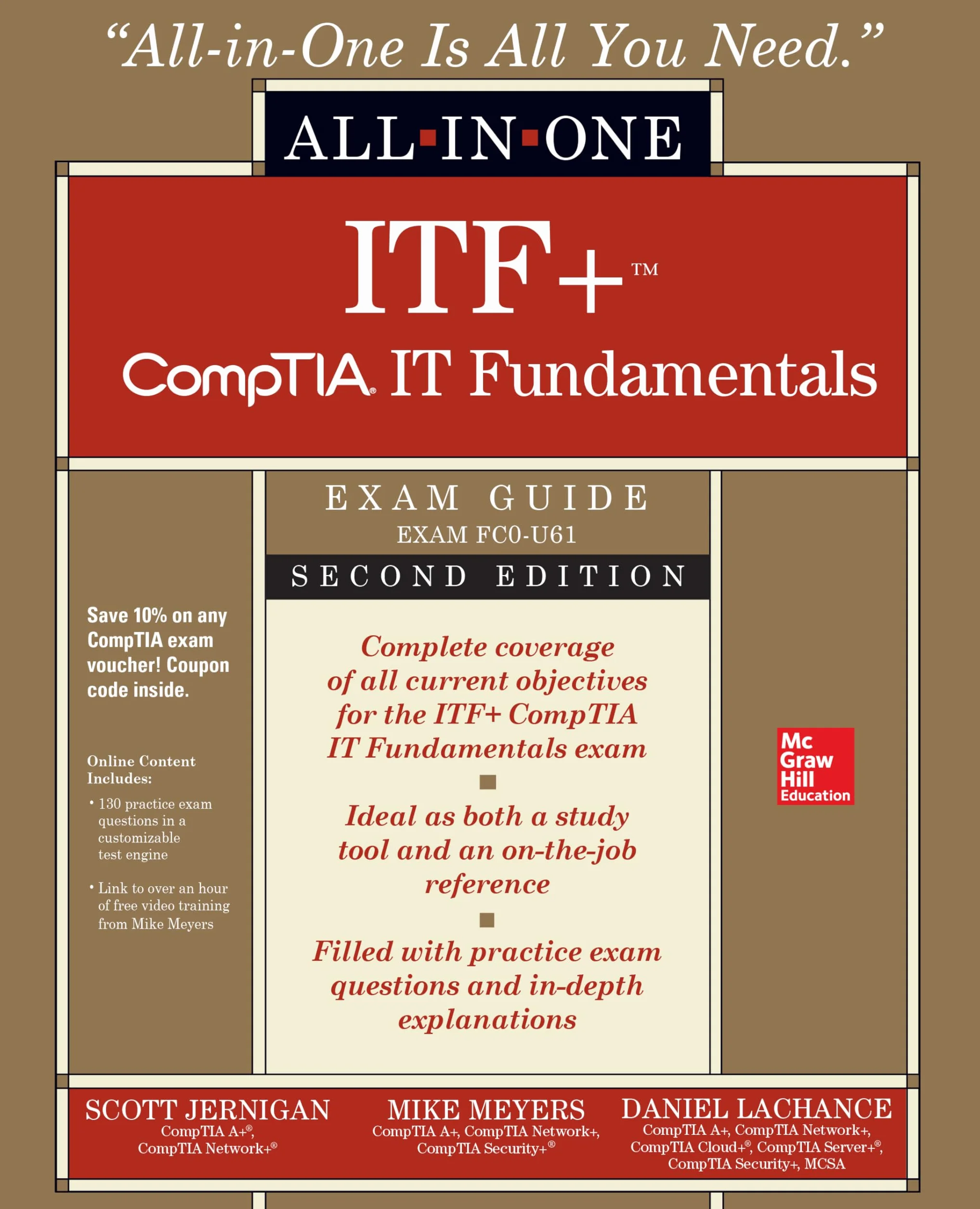 Itf+ Comptia It Fundamentals All-In-One Exam Guide, Second Edition (Exam Fc0-U61)