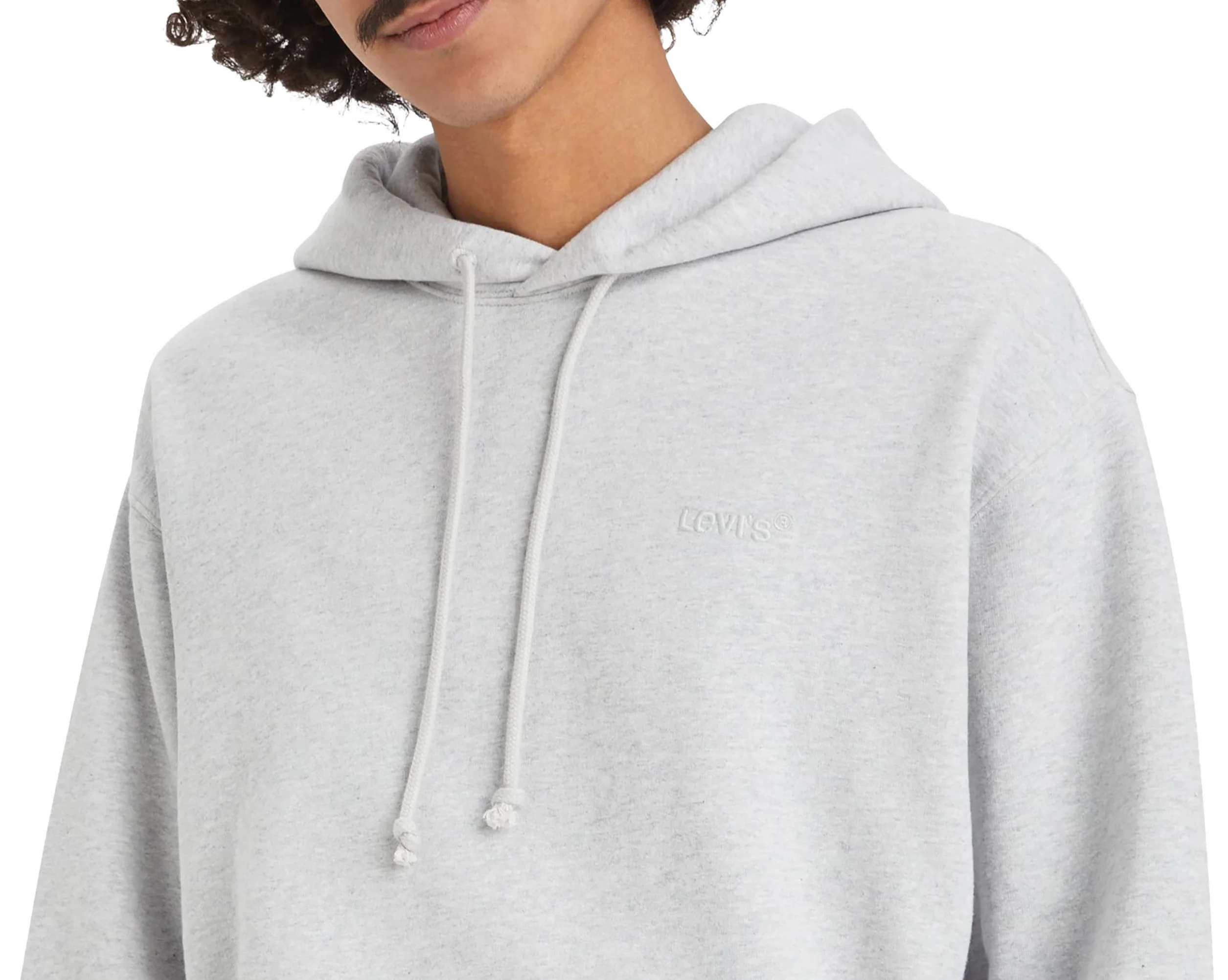 LEVIS A8435-0008 bluzy męskie, Light Gray Htr Bros, XS