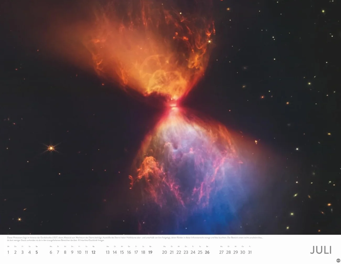 Das Universum Posterkalender 2026: Fotokalender mit Spiralgalaxien und Nachbarplaneten. Wand-Kalender 2026 Posterformat mit Fotos unter anderem vom Hubble-Weltraumteleskop.