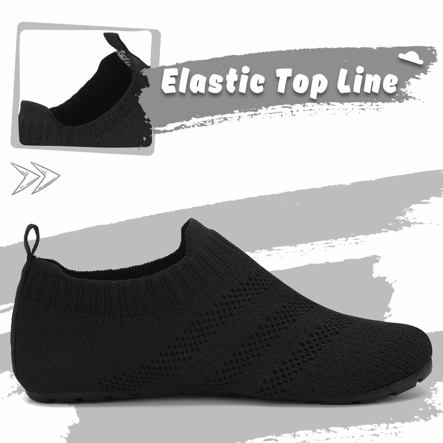 SAGUARO Kapcie dziecięce Unisex Wiosenne i letnie buty dziecięce - antypoślizgowe i lekkie