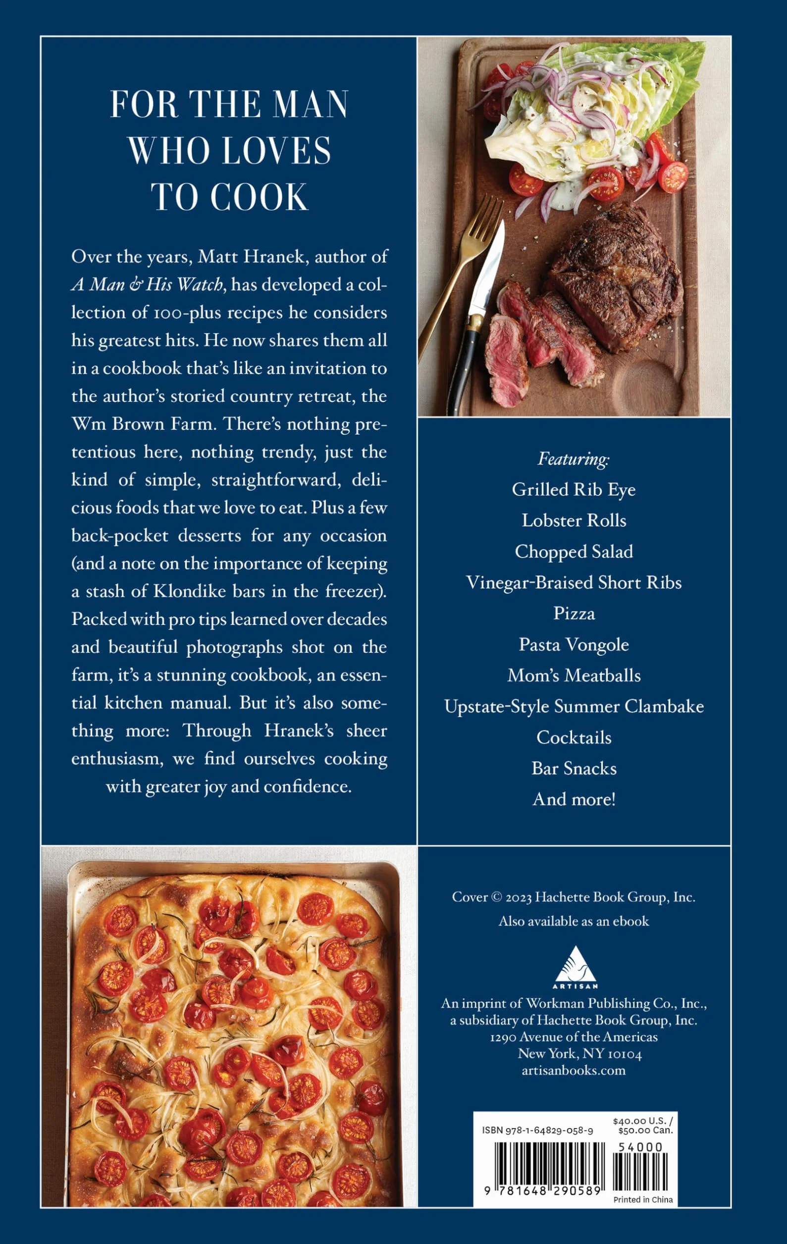 A Man & His Kitchen /anglais: Classic Home Cooking and Entertaining with Style at the Wm Brown Farm: 5