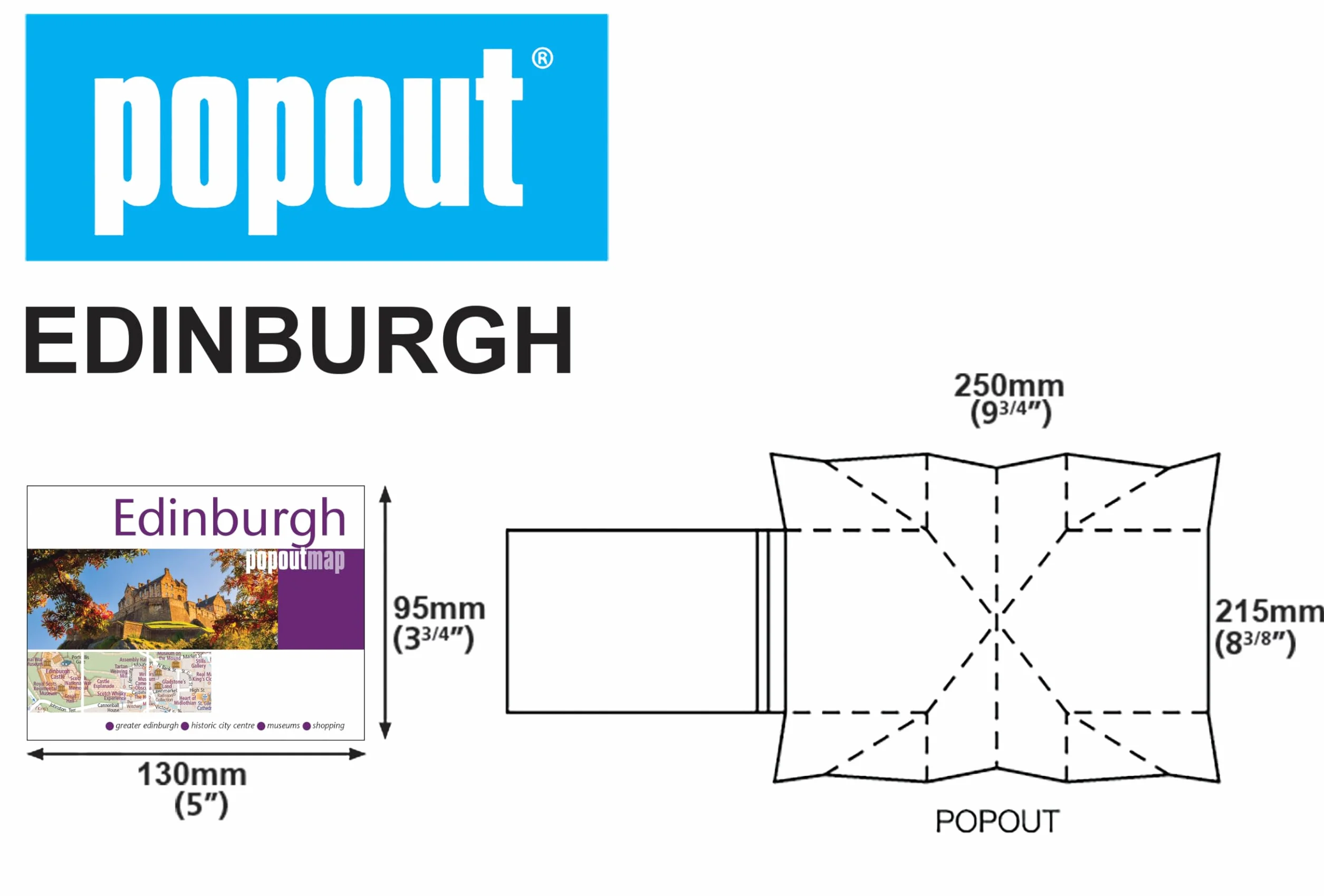 Edinburgh Single: Popout Map