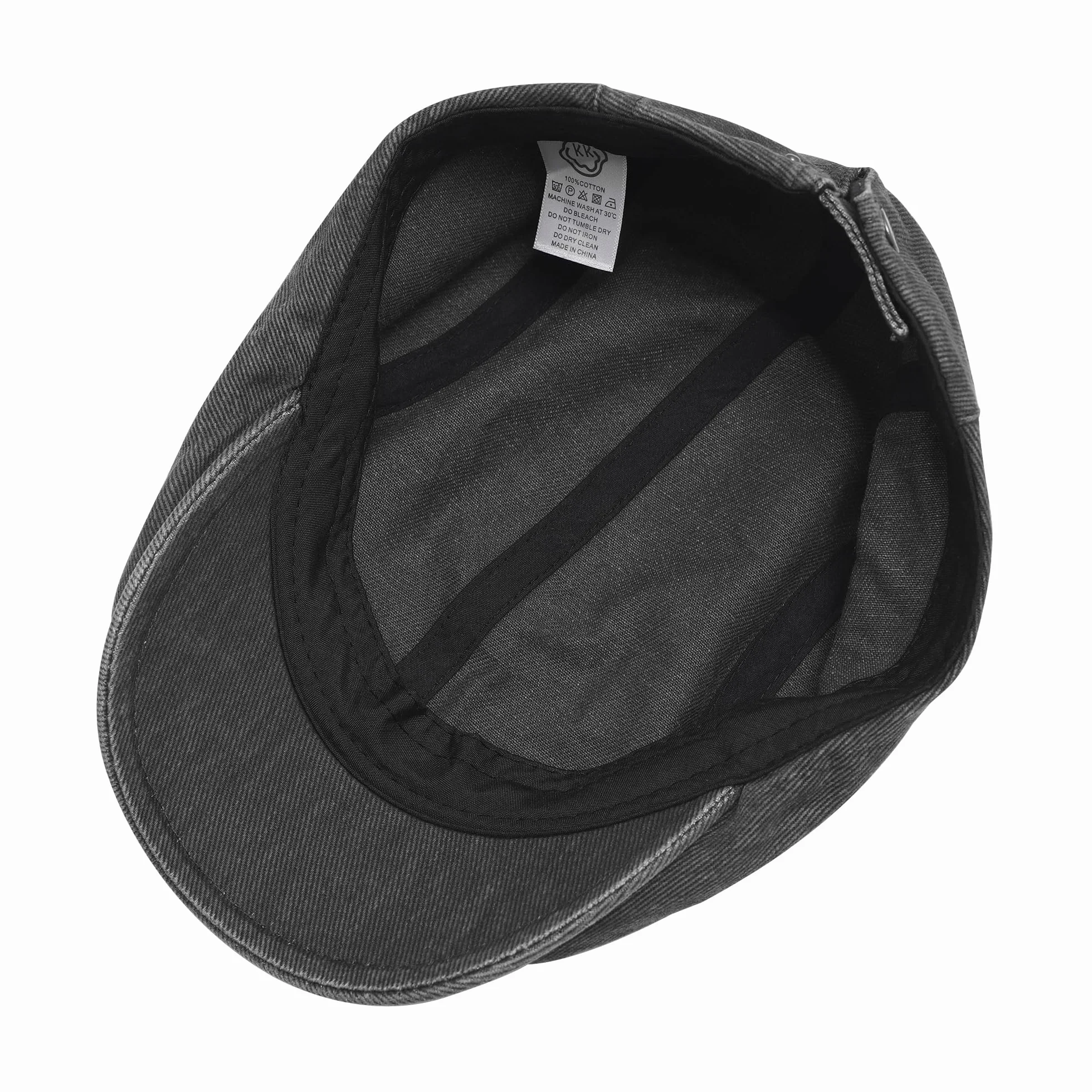 ZLYC Bawełniany kaszkiet męski, czapka na lato, Scally, Ivy, Gatsby, beret gazeciarza, kierowcy taksówki, czapka myśliwska