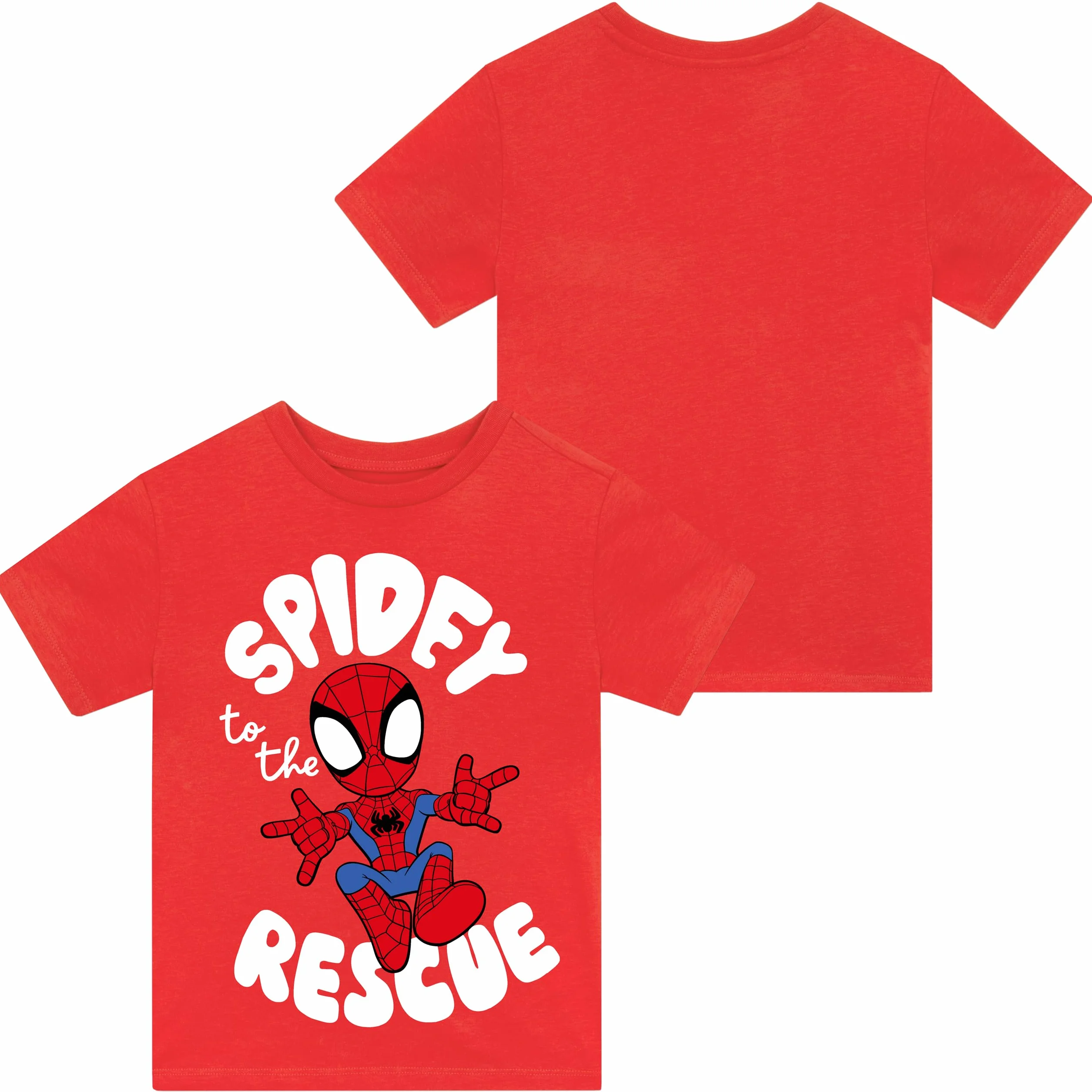 Koszulka Marvel Spiderman | T-shirt Chłopięcy Spidey And His Amazing Friends | Koszulki Chłopięce Spidey | Czerwony 128