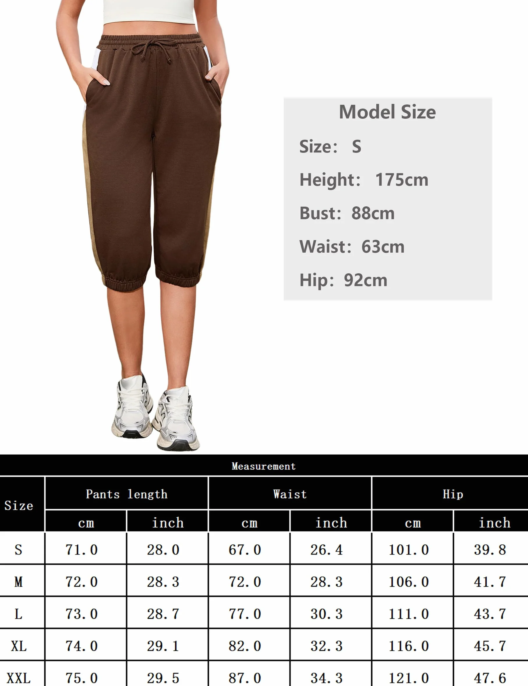 Spodnie do biegania 3/4 damskie casualowe sportowe spodnie do biegania letnie spodnie do fitnessu dla dziewczynek Capri letnie spodnie bawełniane capri