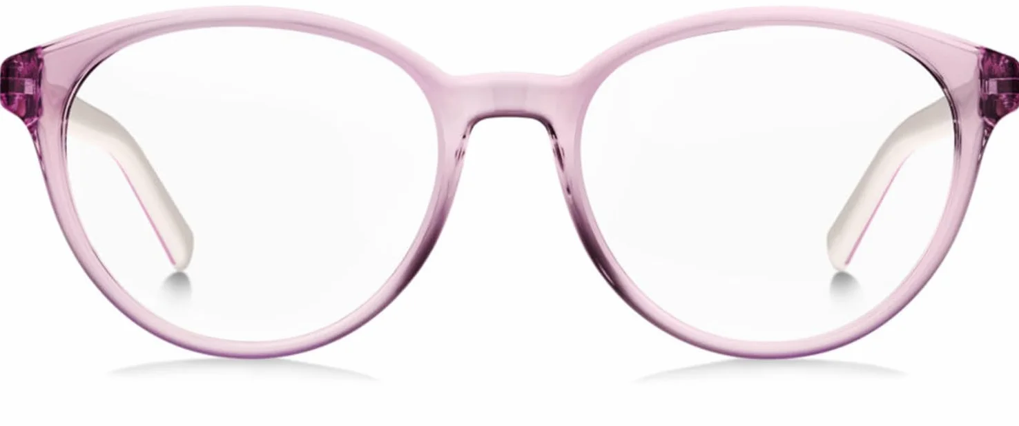 TOMMY HILFIGER TH 2124 Okulary, Różowy, 48/16/130 Unisex dzieci, Różowy, 48/16/130