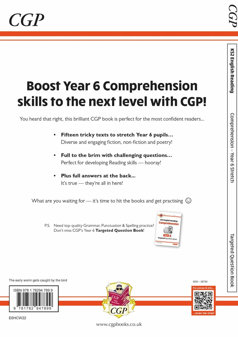 KS2 English Year 6 Stretch Reading Comprehension Targeted Question Book (+ Ans)
