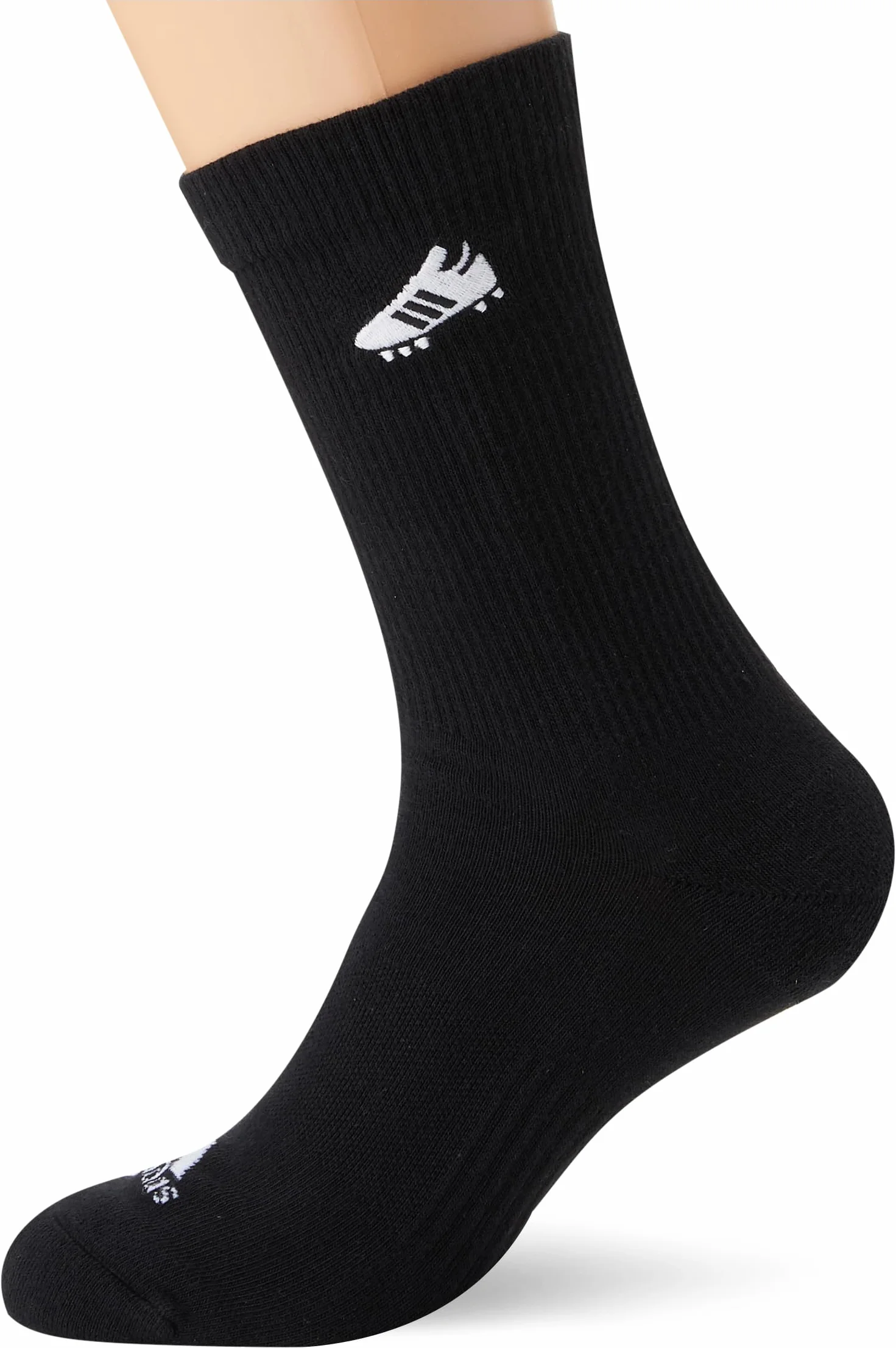 adidas Unisex Buty piłkarskie haftowane skarpety Crew Socks