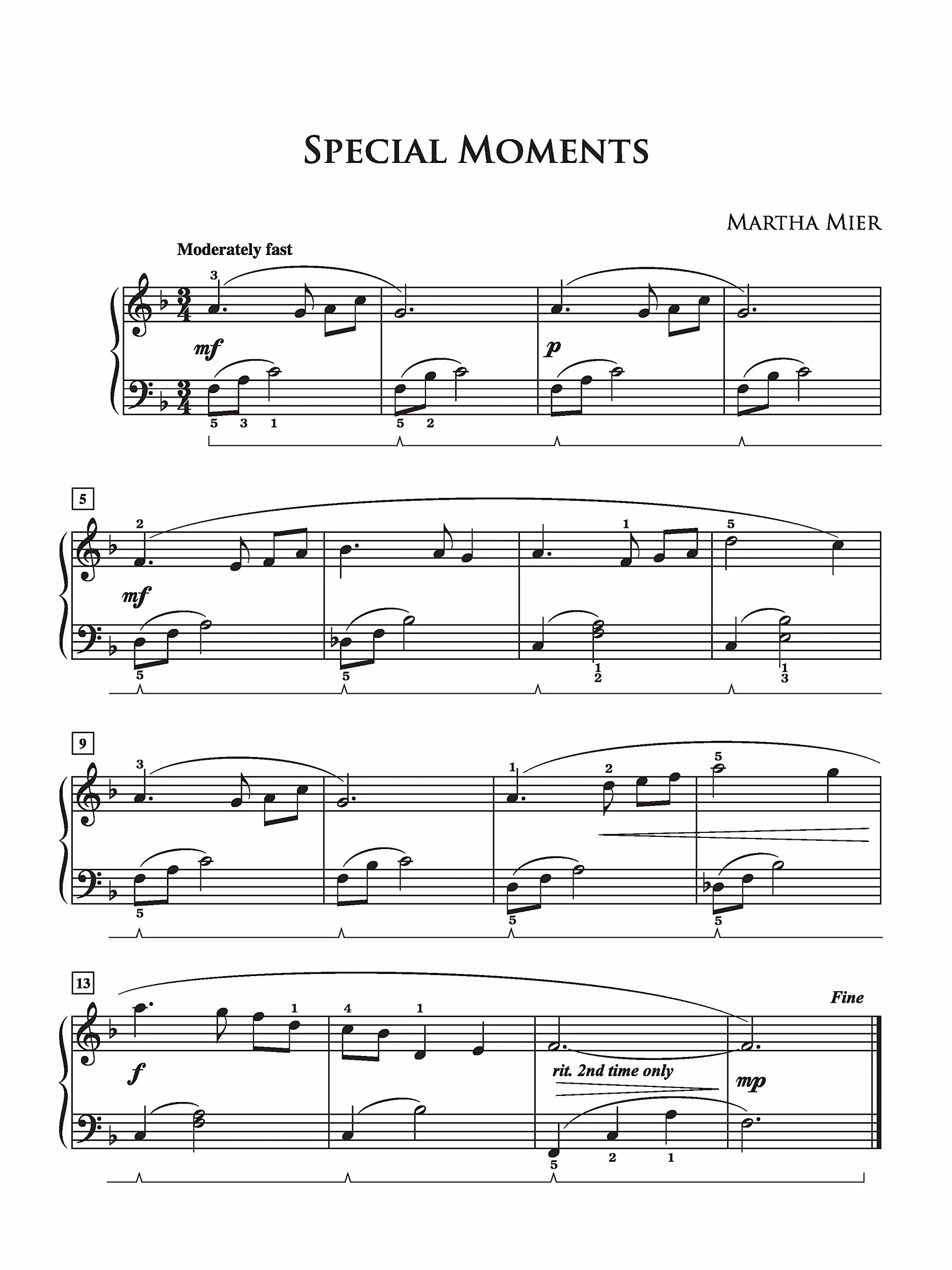 Mier martha romantic sketches piano book 1: 12 Delightful Solos in Romantic Style for the Early Intermediate Pianist